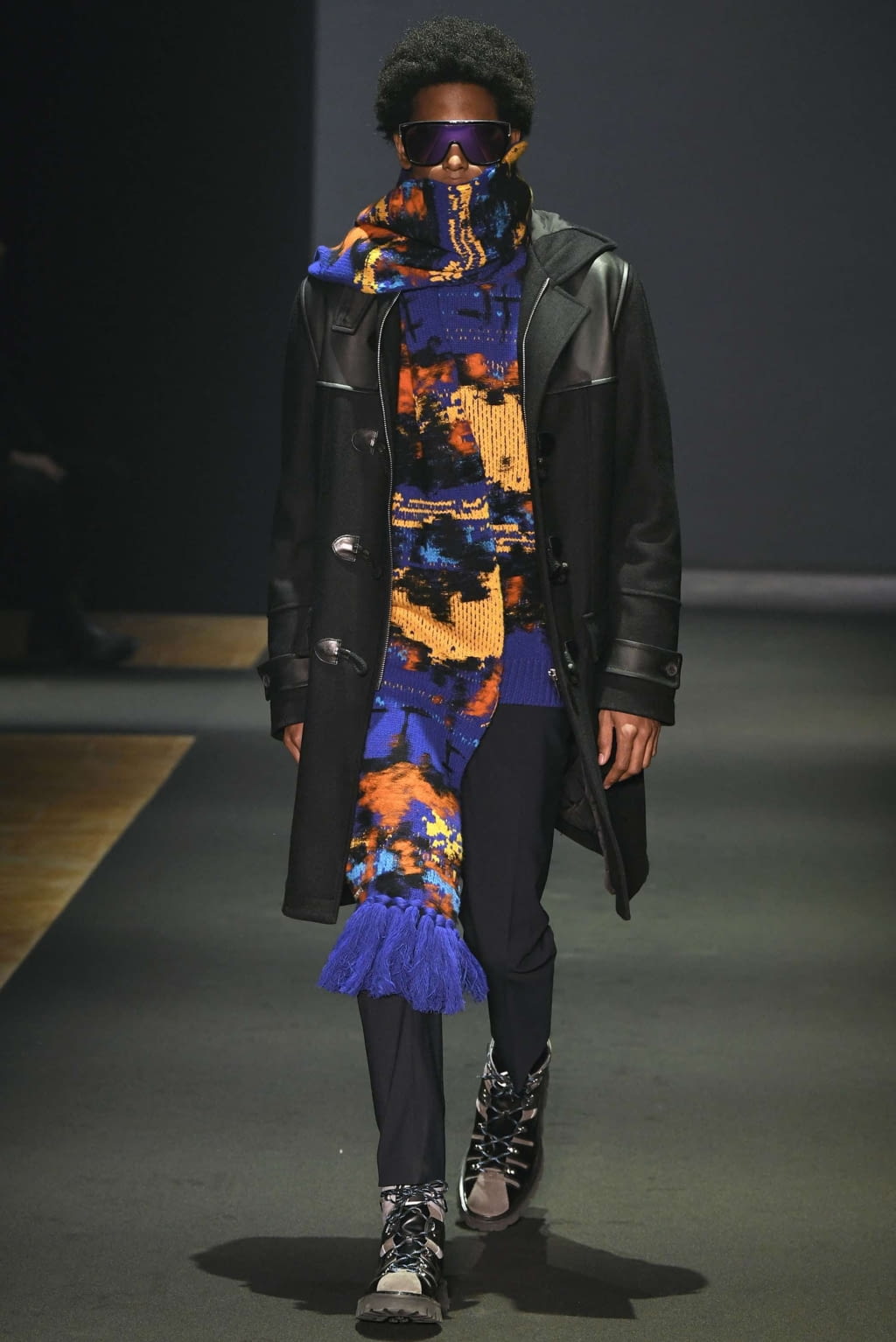 Fashion Week Milan Fall/Winter 2019 look 30 from the Les Hommes collection 男装
