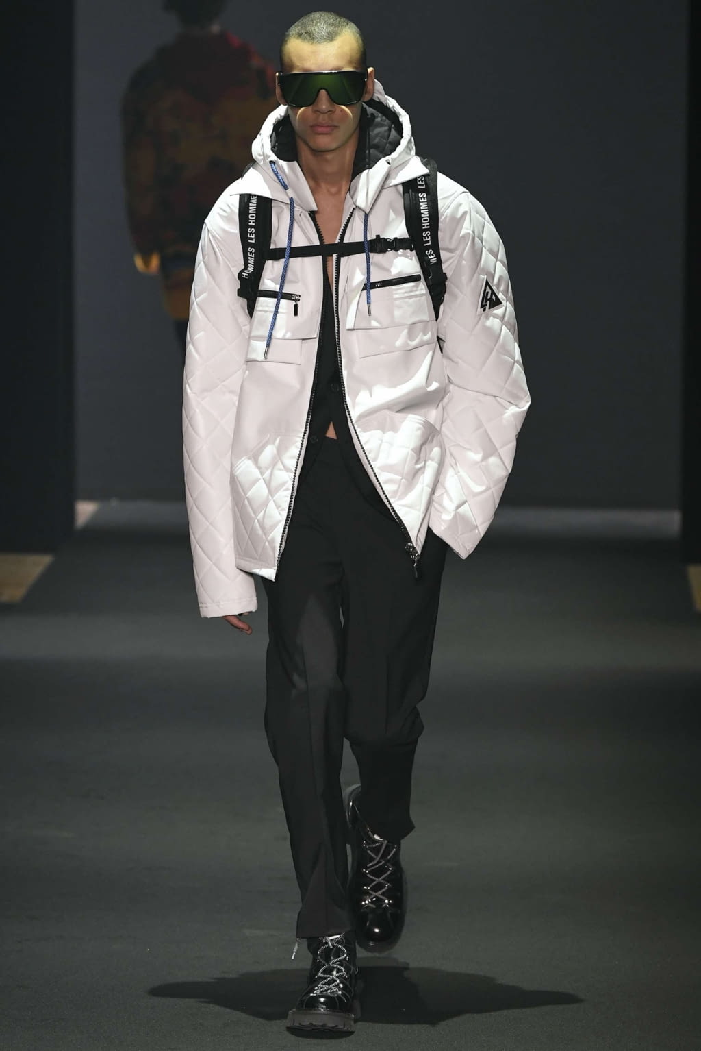 Fashion Week Milan Fall/Winter 2019 look 33 from the Les Hommes collection 男装