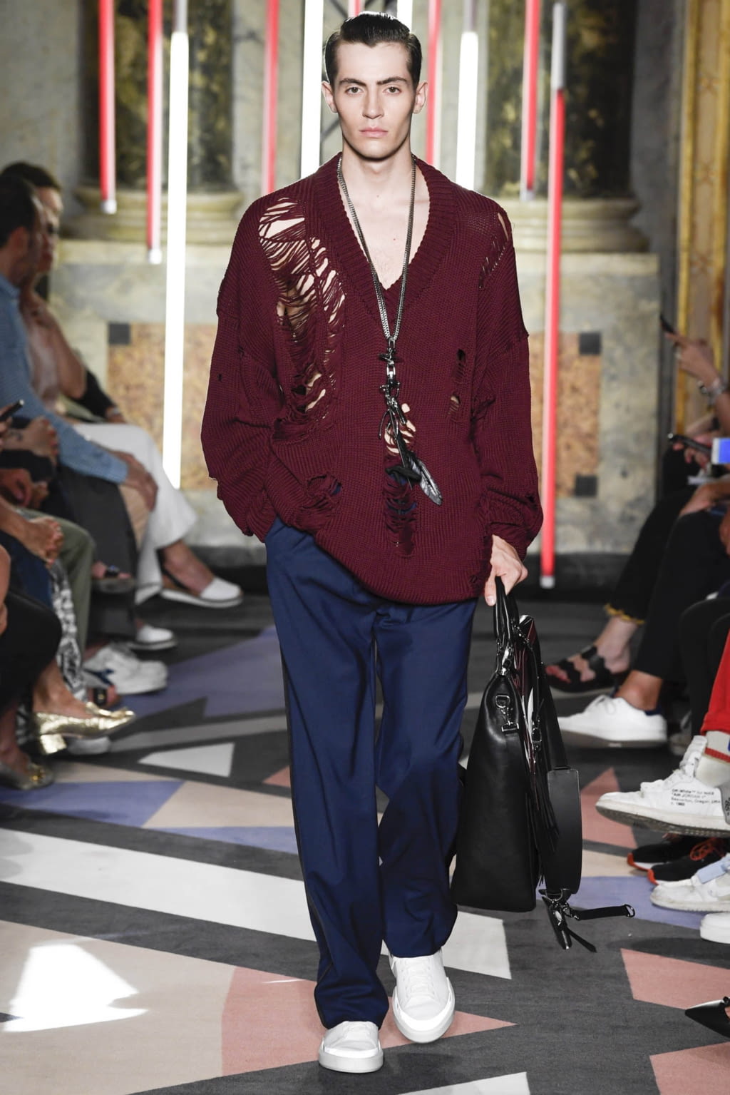 Fashion Week Milan Spring/Summer 2019 look 24 de la collection Les Hommes menswear