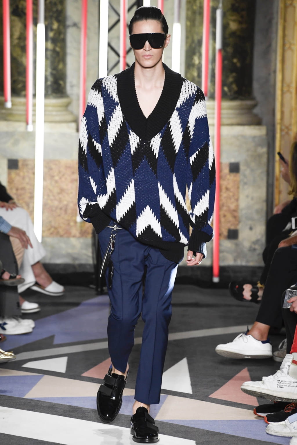 Fashion Week Milan Spring/Summer 2019 look 31 from the Les Hommes collection menswear