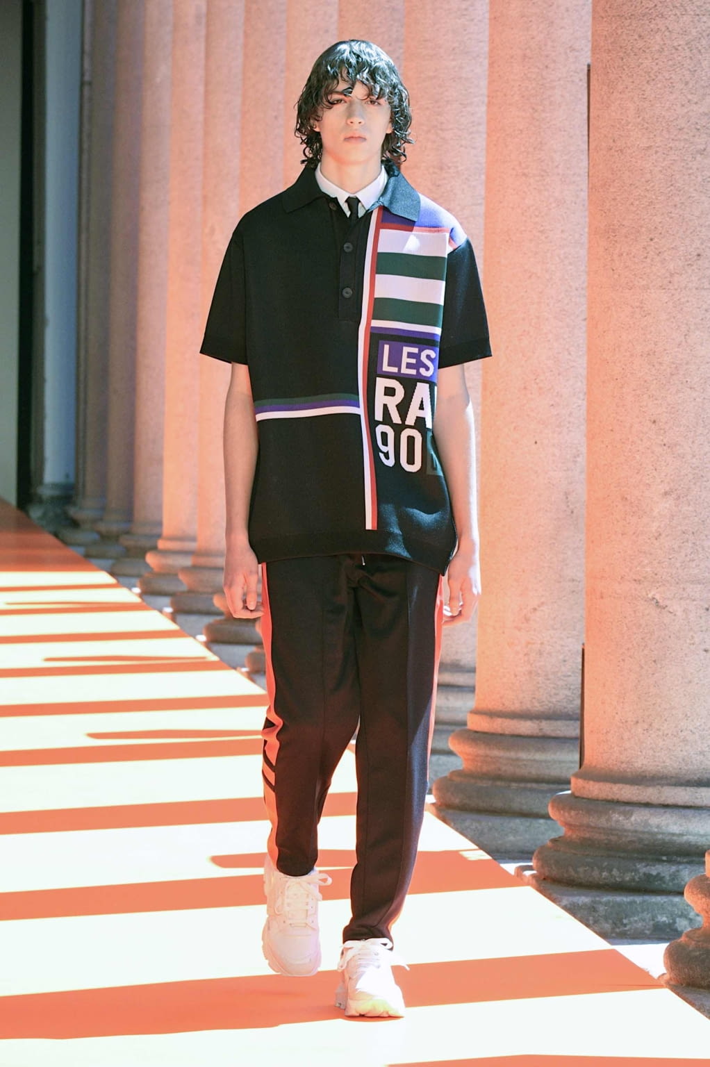 Fashion Week Milan Spring/Summer 2020 look 3 from the Les Hommes collection menswear