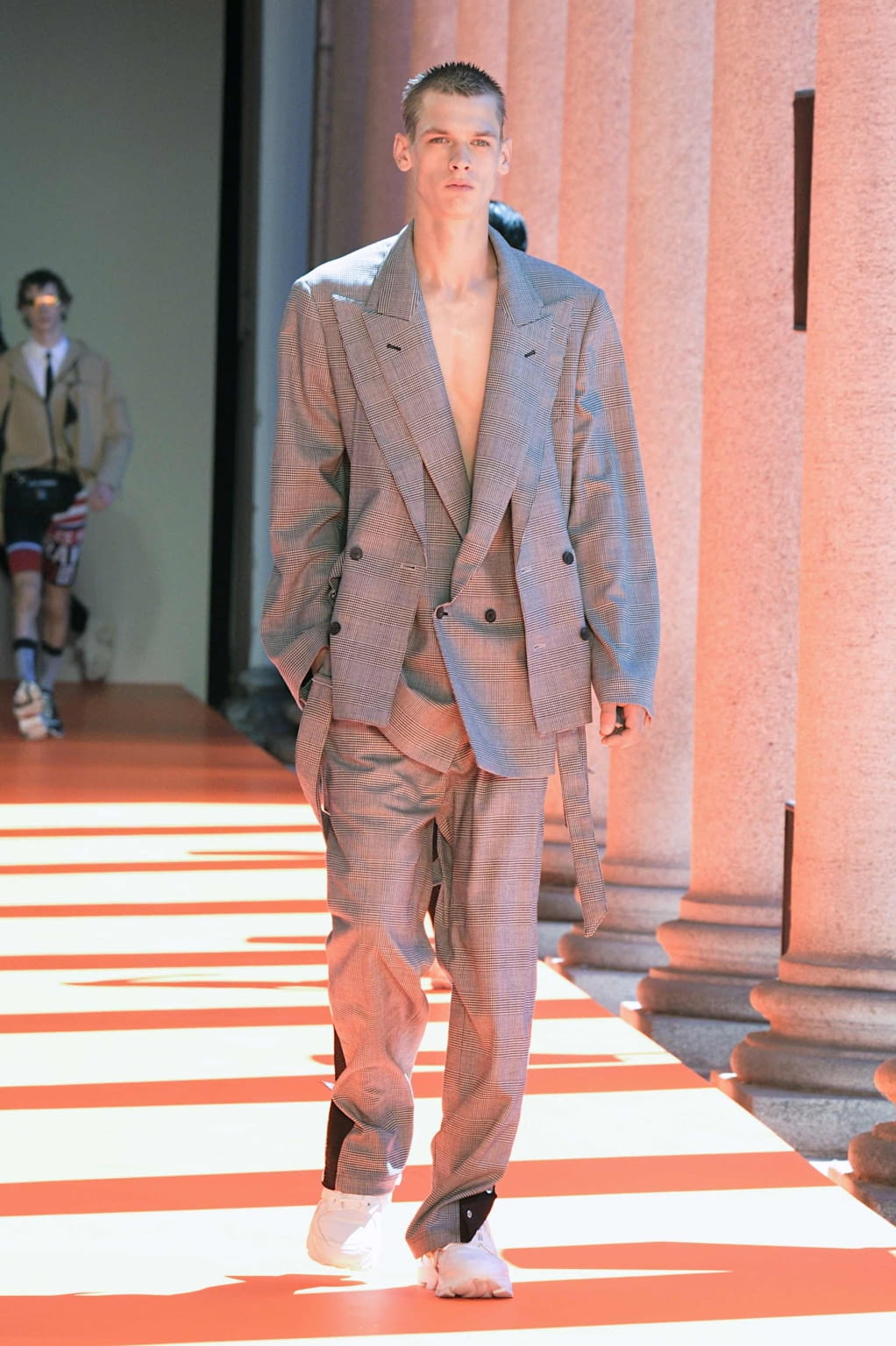 Fashion Week Milan Spring/Summer 2020 look 8 from the Les Hommes collection menswear
