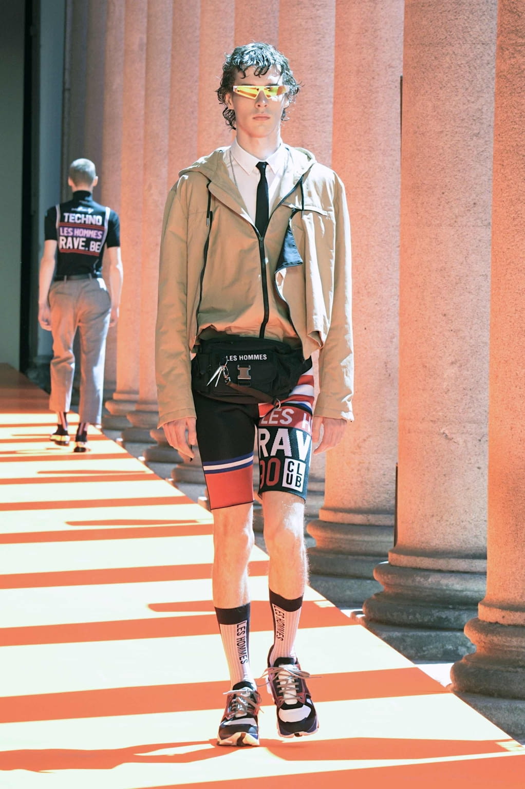 Fashion Week Milan Spring/Summer 2020 look 10 from the Les Hommes collection menswear