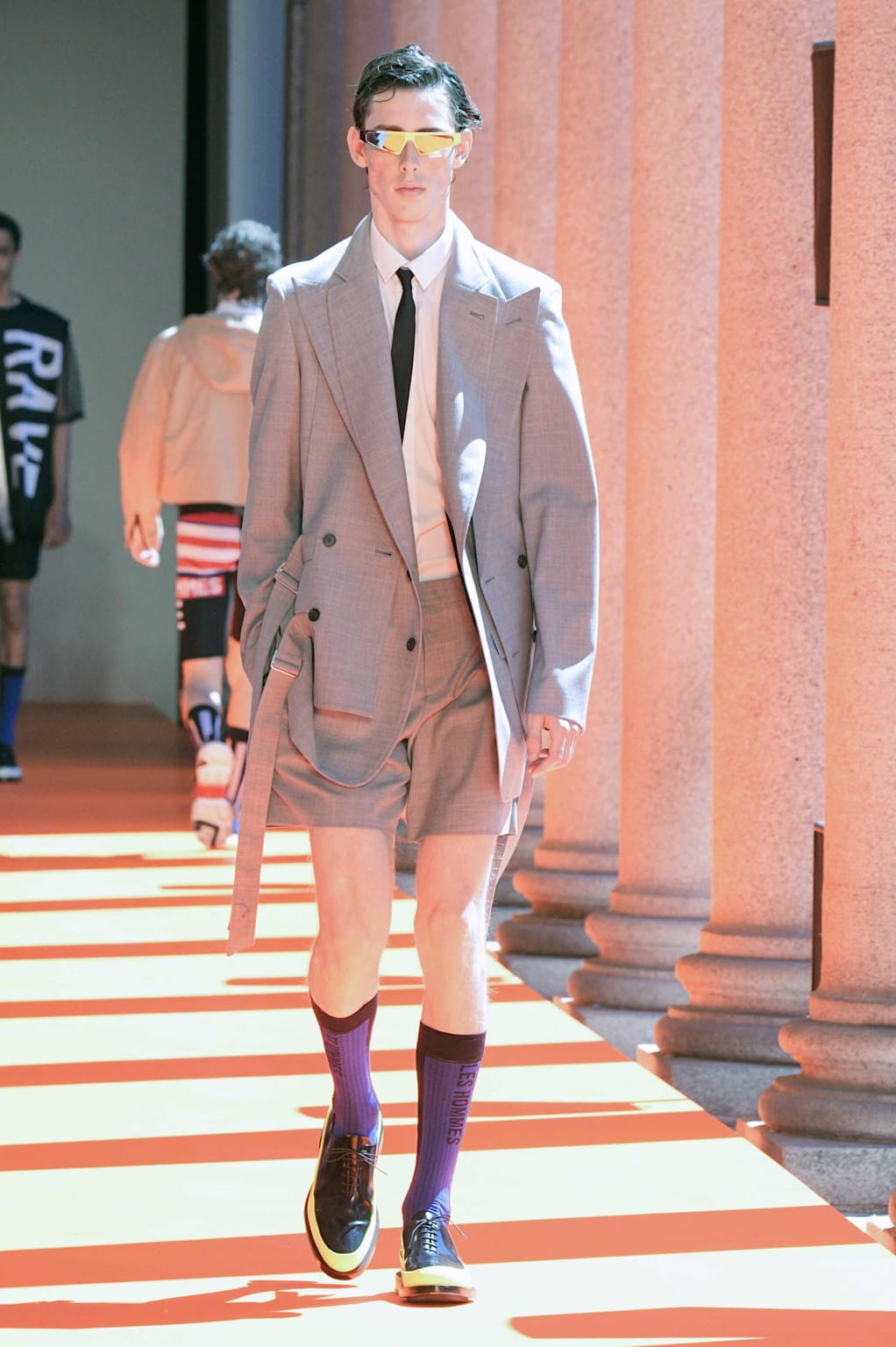 Fashion Week Milan Spring/Summer 2020 look 13 from the Les Hommes collection menswear