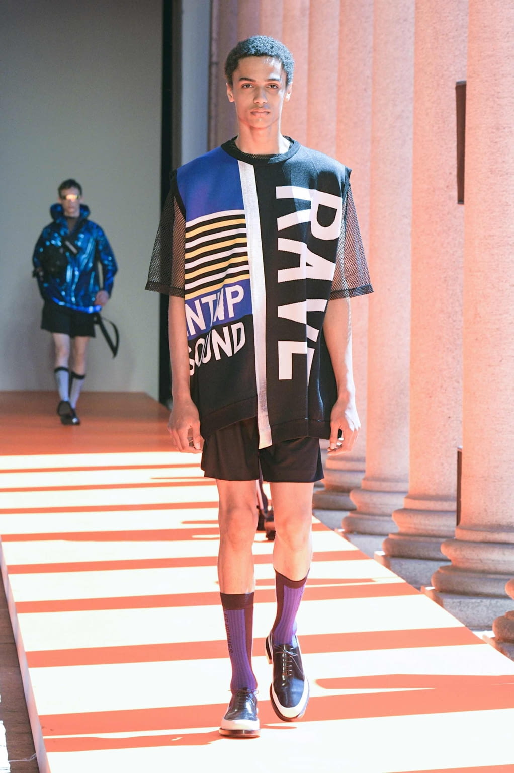 Fashion Week Milan Spring/Summer 2020 look 14 from the Les Hommes collection menswear
