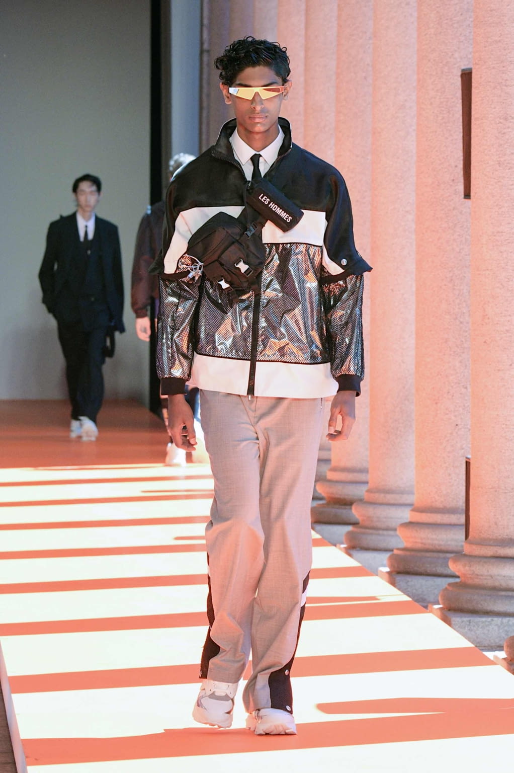 Fashion Week Milan Spring/Summer 2020 look 16 from the Les Hommes collection menswear