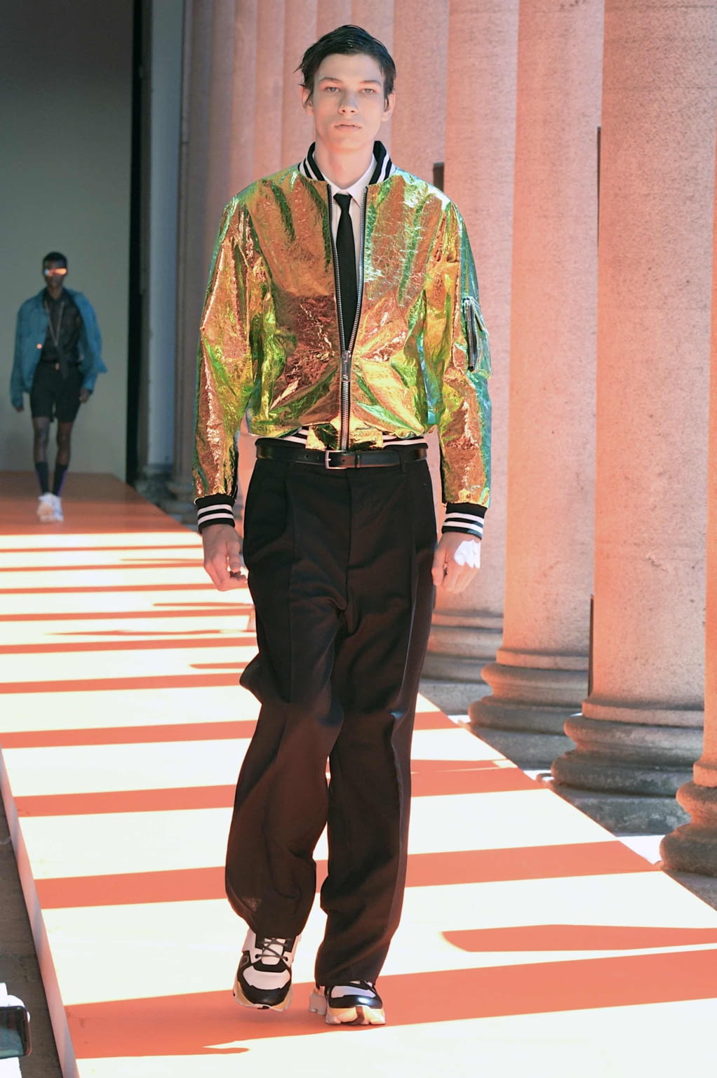 Fashion Week Milan Spring/Summer 2020 look 29 from the Les Hommes collection menswear