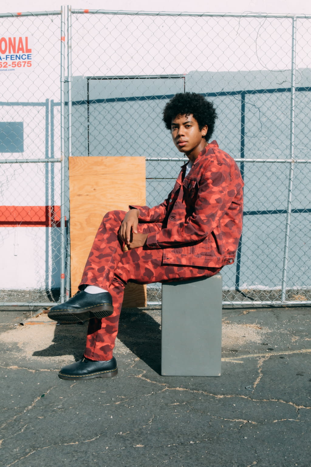 Fashion Week Paris Spring/Summer 2021 look 2 from the Levi’s® x BAPE collection menswear