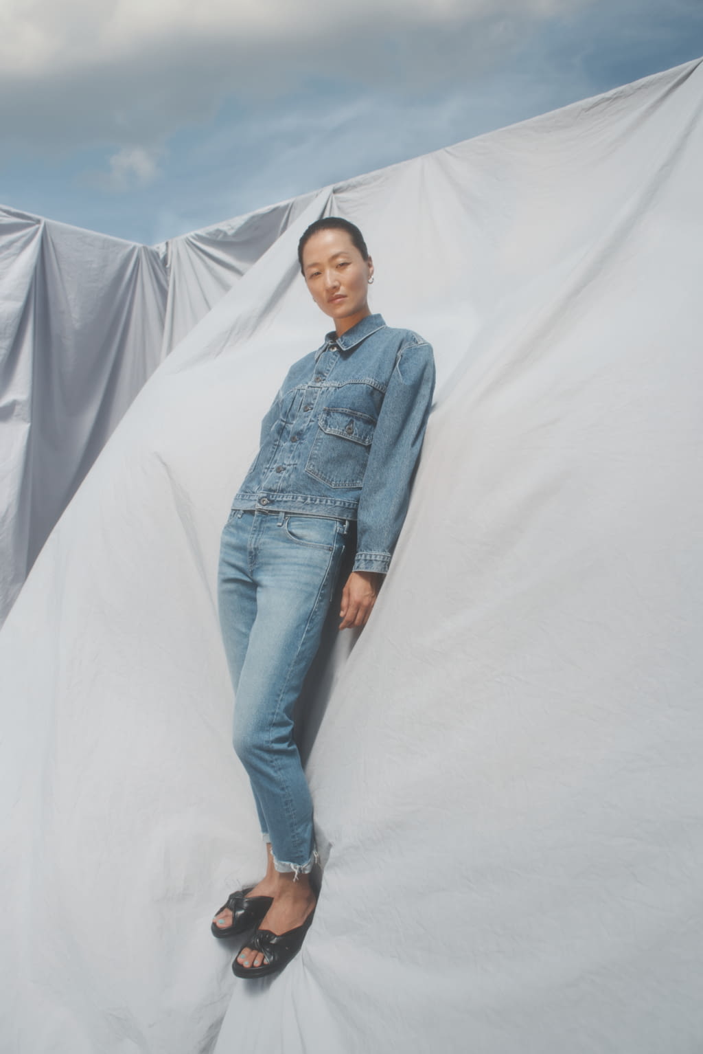 Fashion Week Paris Spring/Summer 2021 look 12 from the Levi’s® Made & Crafted collection womenswear
