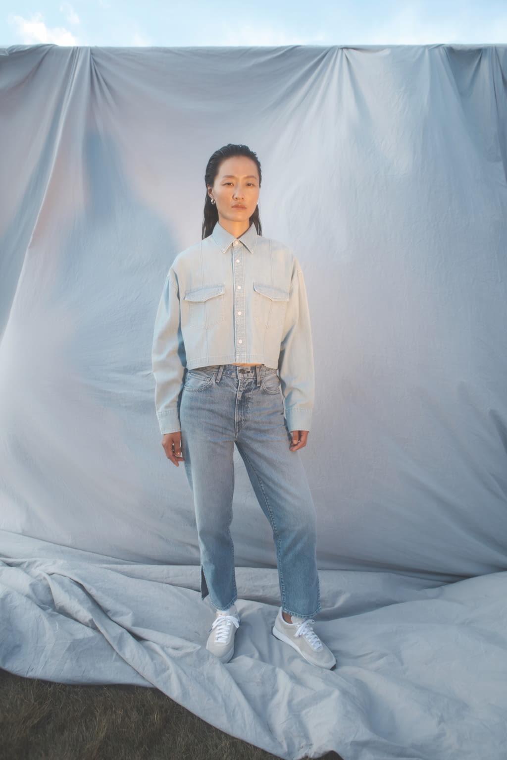 Fashion Week Paris Spring/Summer 2021 look 9 from the Levi’s® Made & Crafted collection womenswear