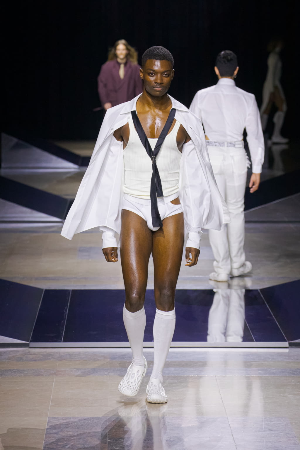 Fashion Week Paris Fall/Winter 2022 look 23 de la collection Louis Gabriel Nouchi menswear