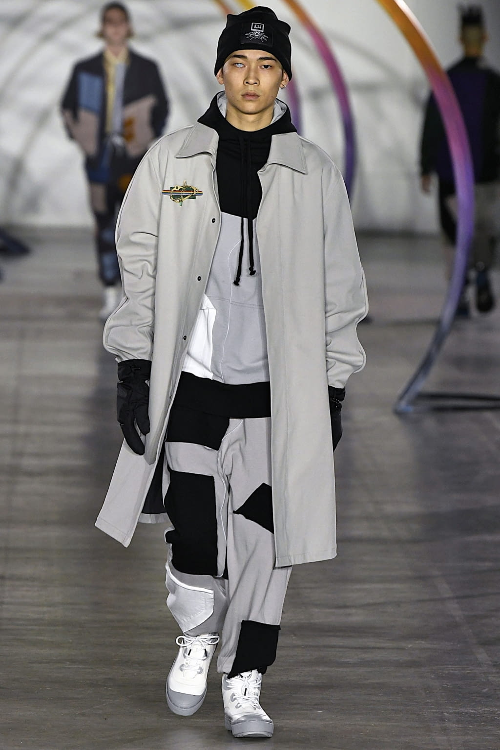 Fashion Week London Fall/Winter 2019 look 6 from the Liam Hodges collection 男装