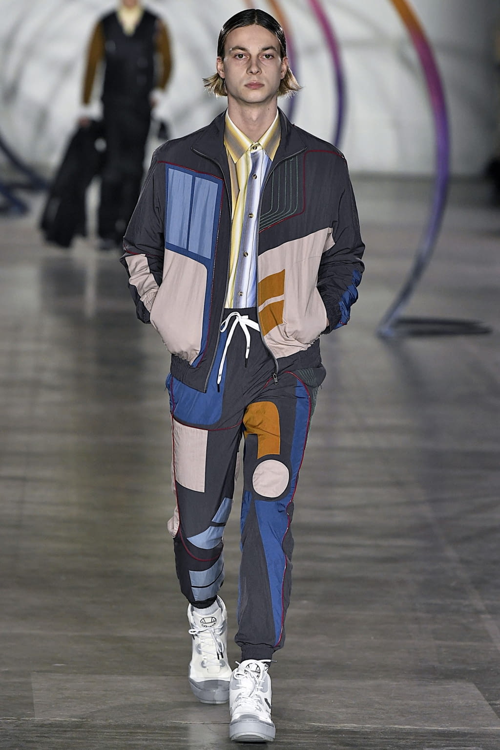 Fashion Week London Fall/Winter 2019 look 7 from the Liam Hodges collection menswear
