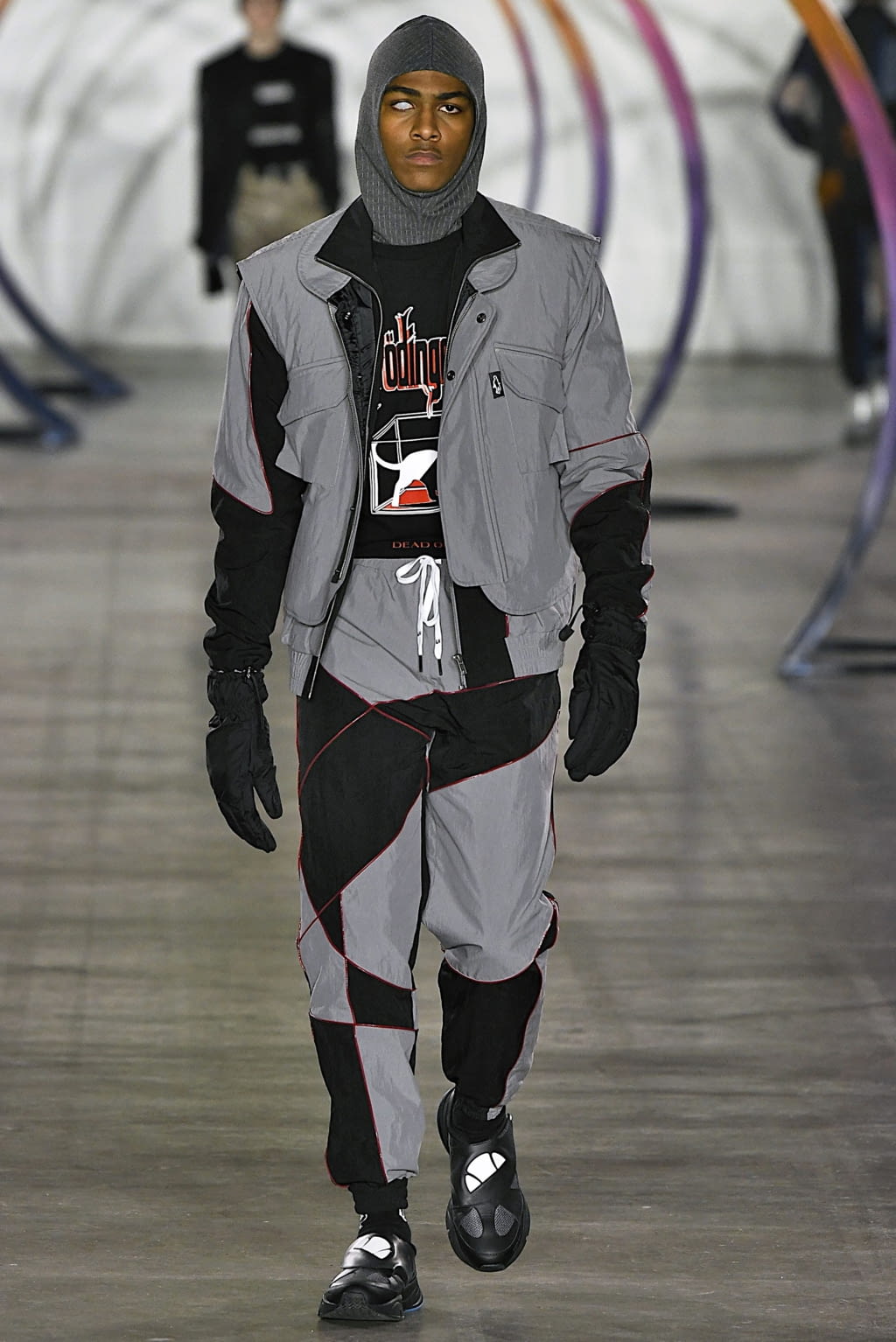 Fashion Week London Fall/Winter 2019 look 9 from the Liam Hodges collection 男装