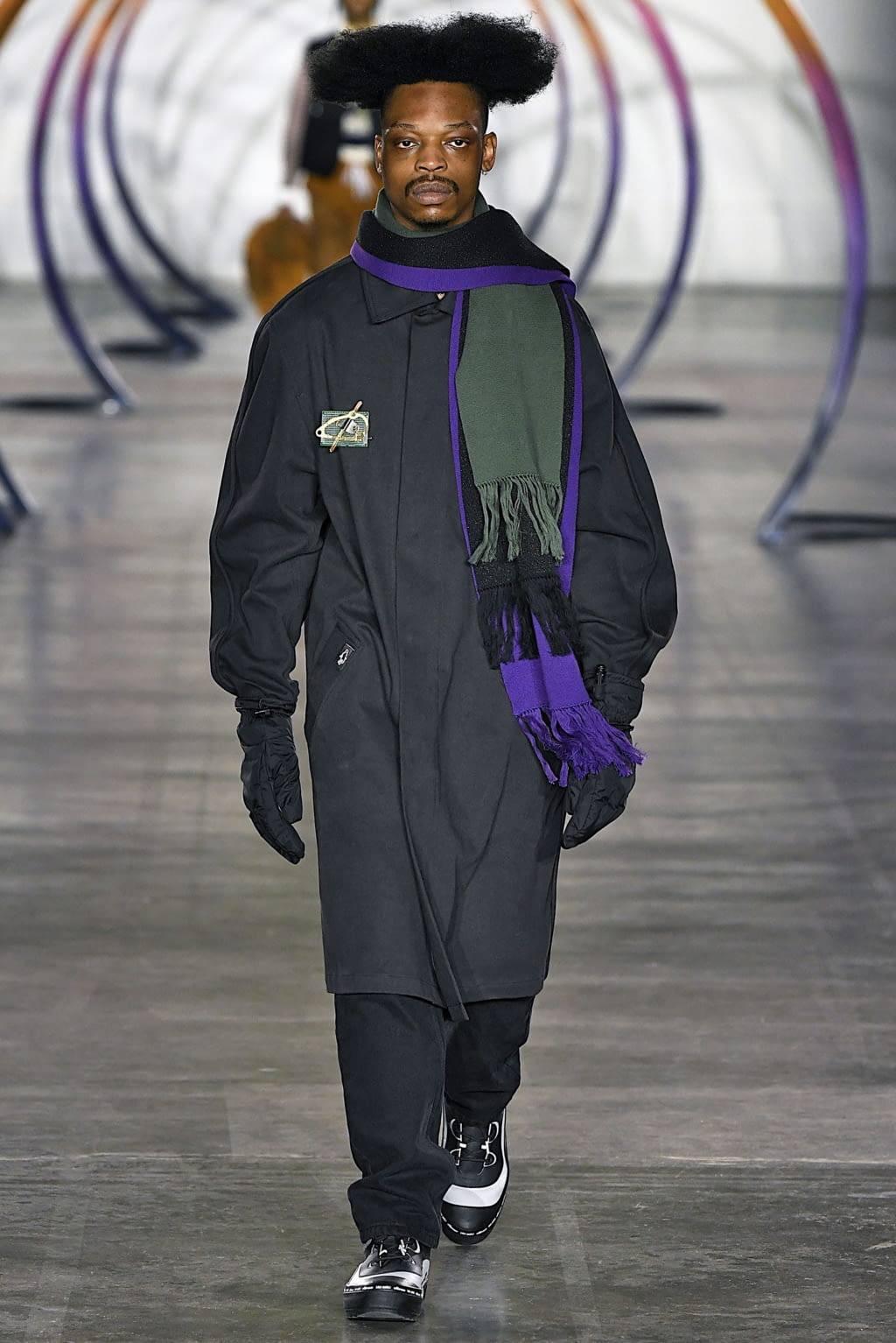 Fashion Week London Fall/Winter 2019 look 11 from the Liam Hodges collection menswear