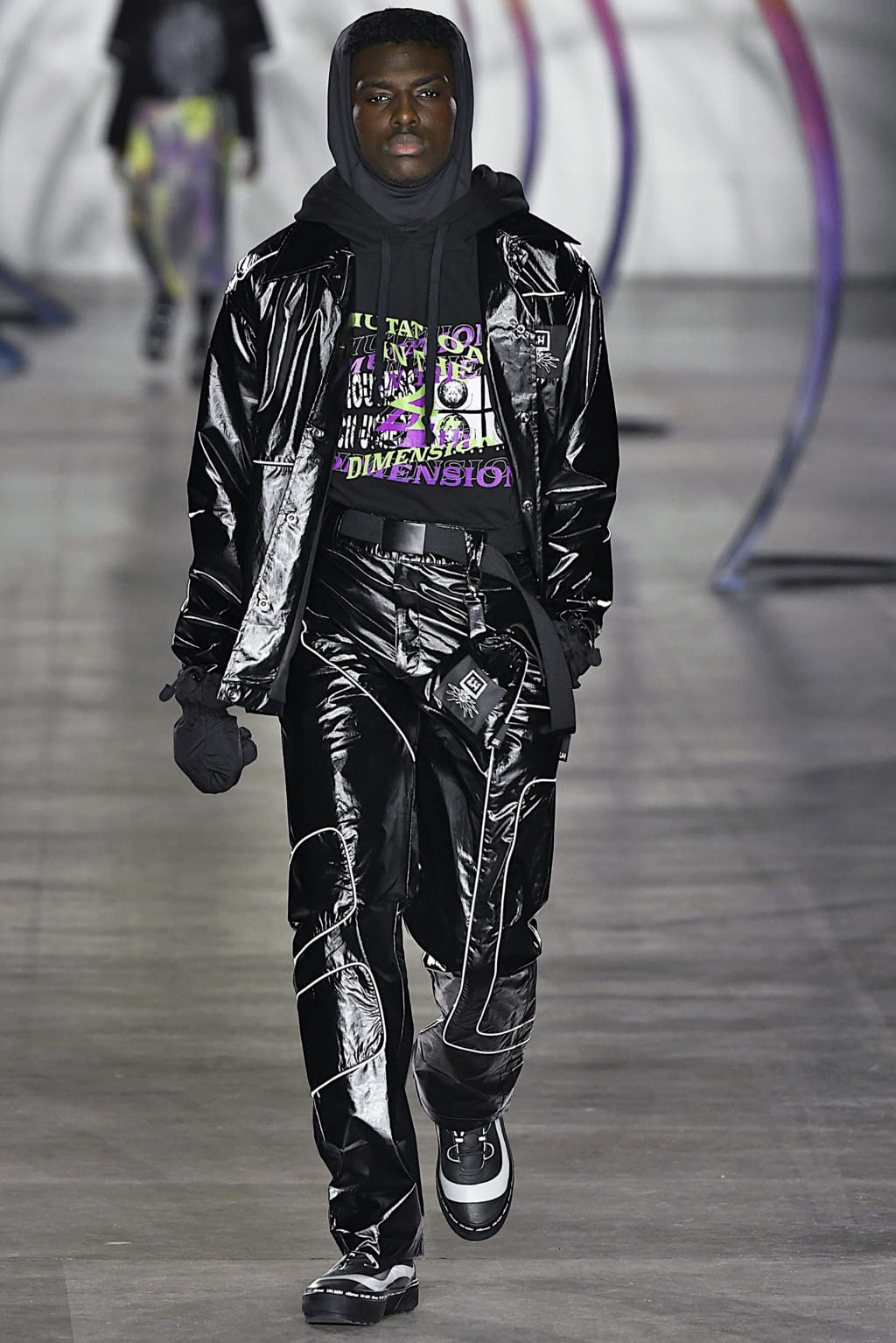 Fashion Week London Fall/Winter 2019 look 21 from the Liam Hodges collection 男装