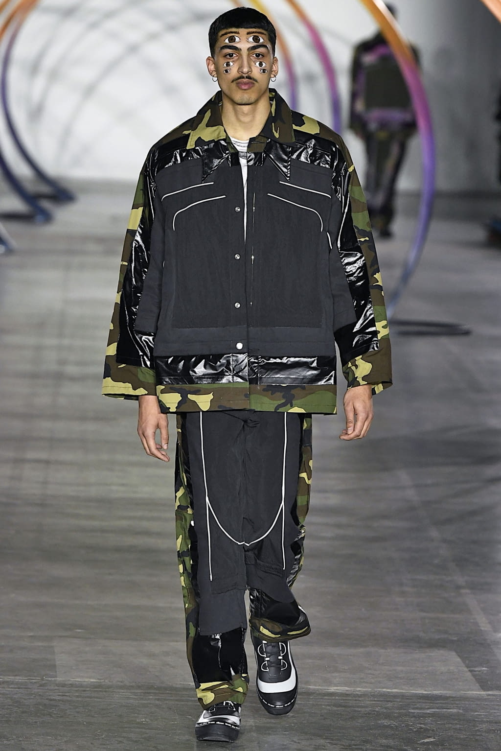Fashion Week London Fall/Winter 2019 look 28 from the Liam Hodges collection 男装