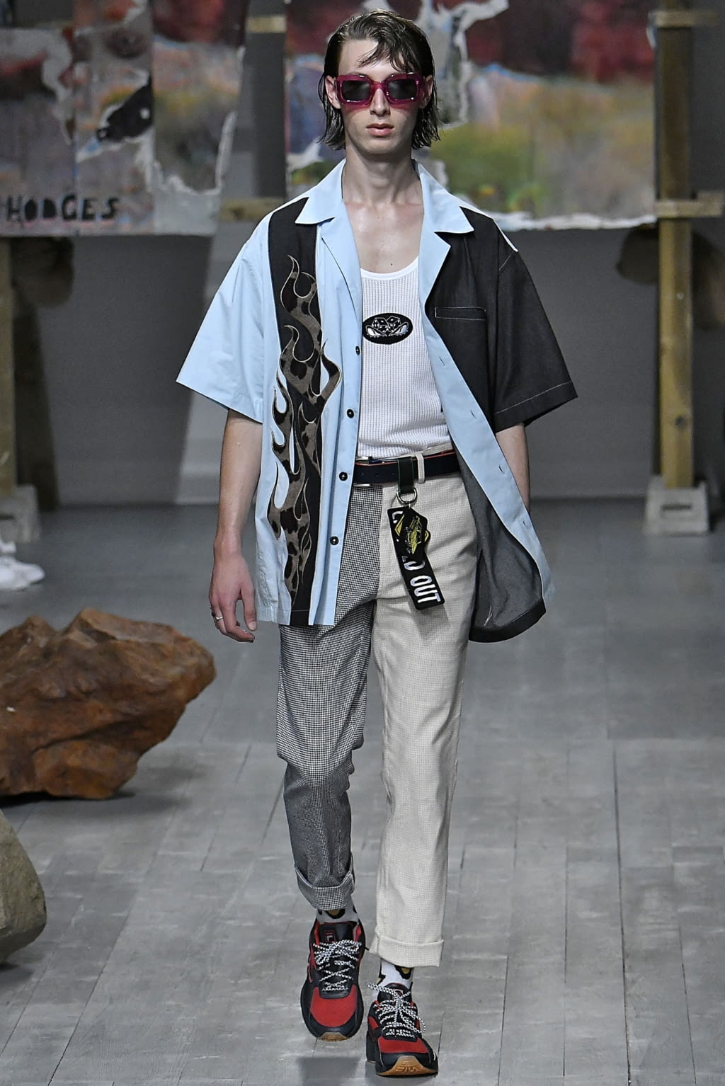 Fashion Week London Spring/Summer 2019 look 9 from the Liam Hodges collection menswear
