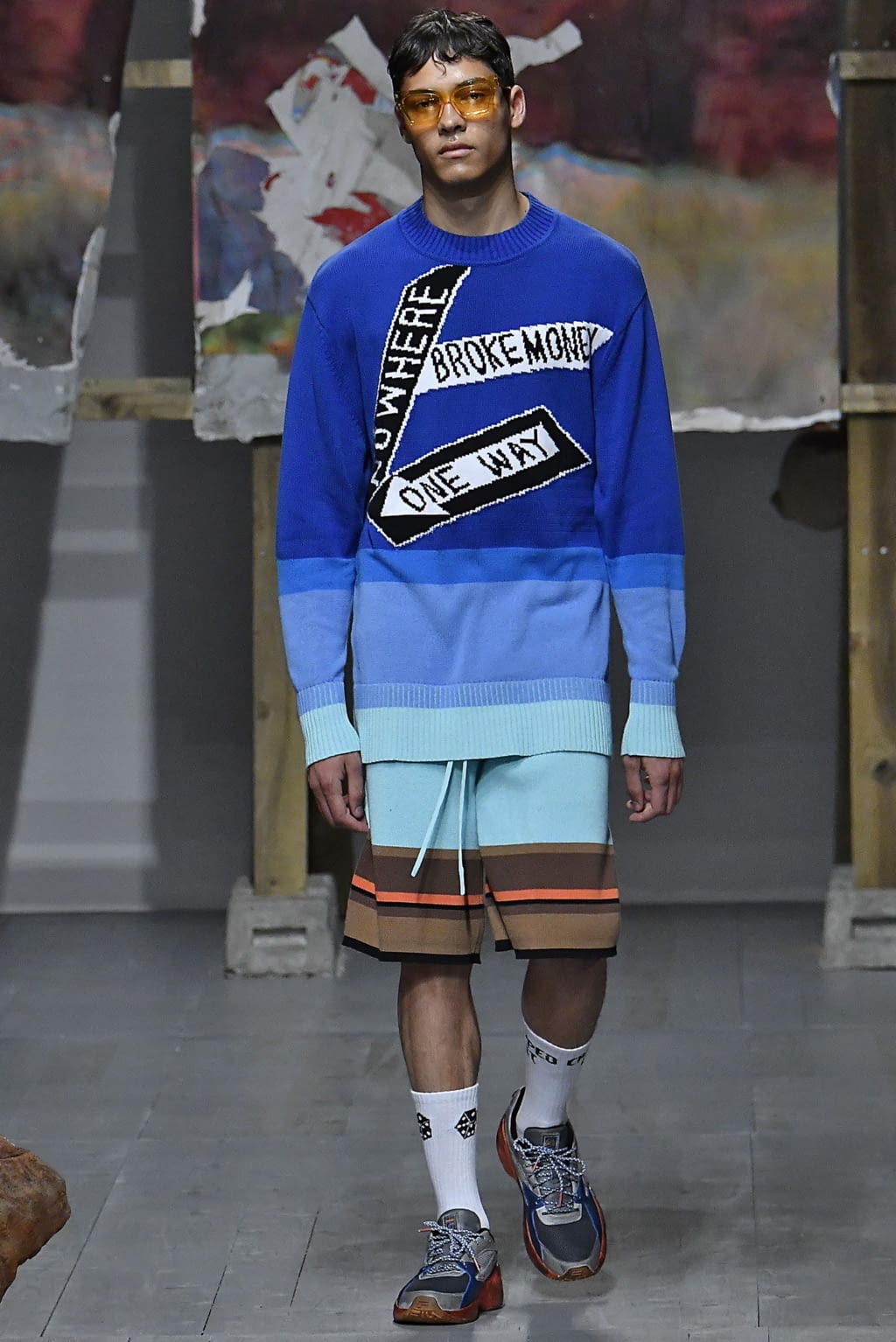 Fashion Week London Spring/Summer 2019 look 13 from the Liam Hodges collection menswear