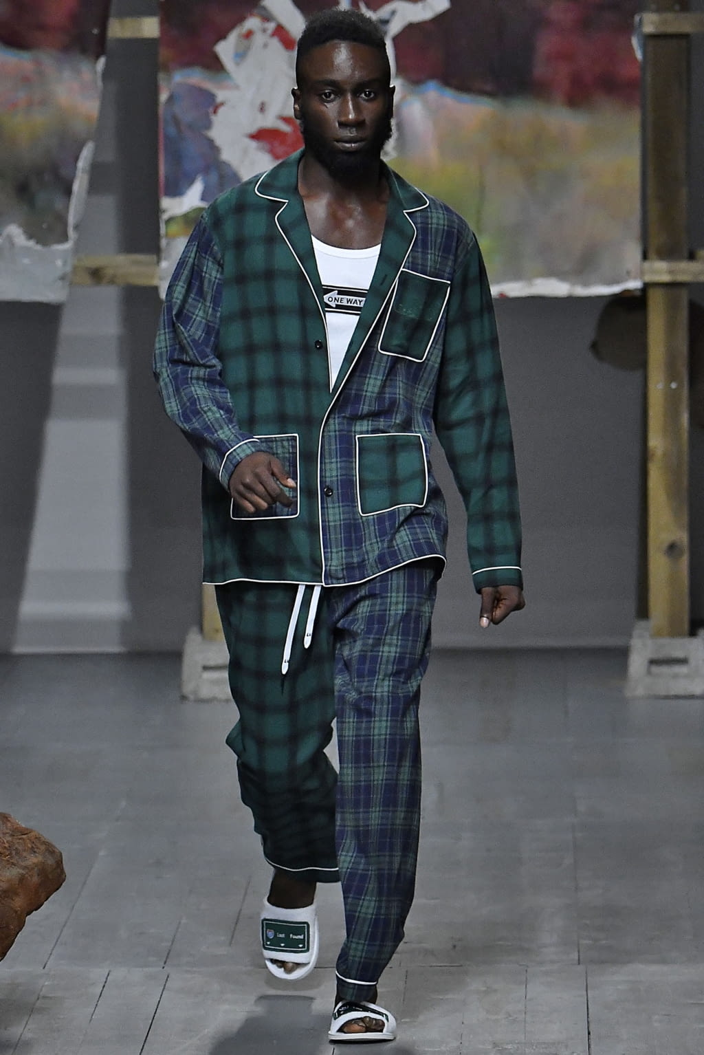 Fashion Week London Spring/Summer 2019 look 18 from the Liam Hodges collection menswear
