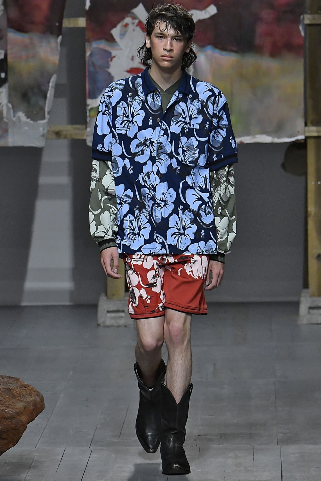 Fashion Week London Spring/Summer 2019 look 19 from the Liam Hodges collection 男装