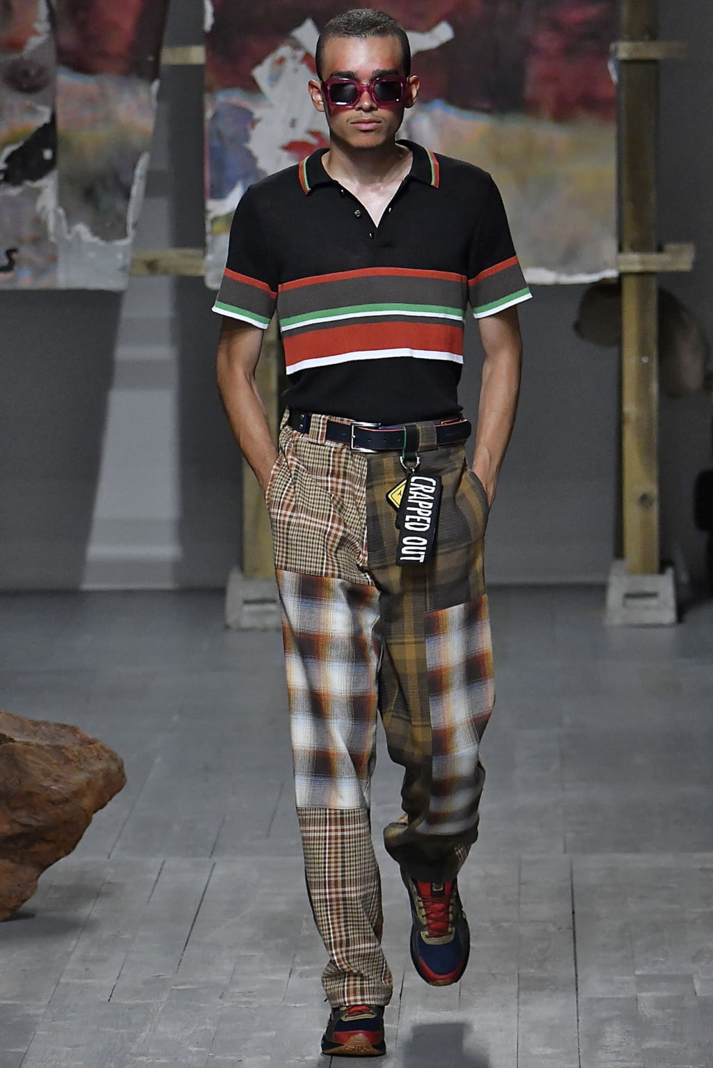 Fashion Week London Spring/Summer 2019 look 20 from the Liam Hodges collection menswear