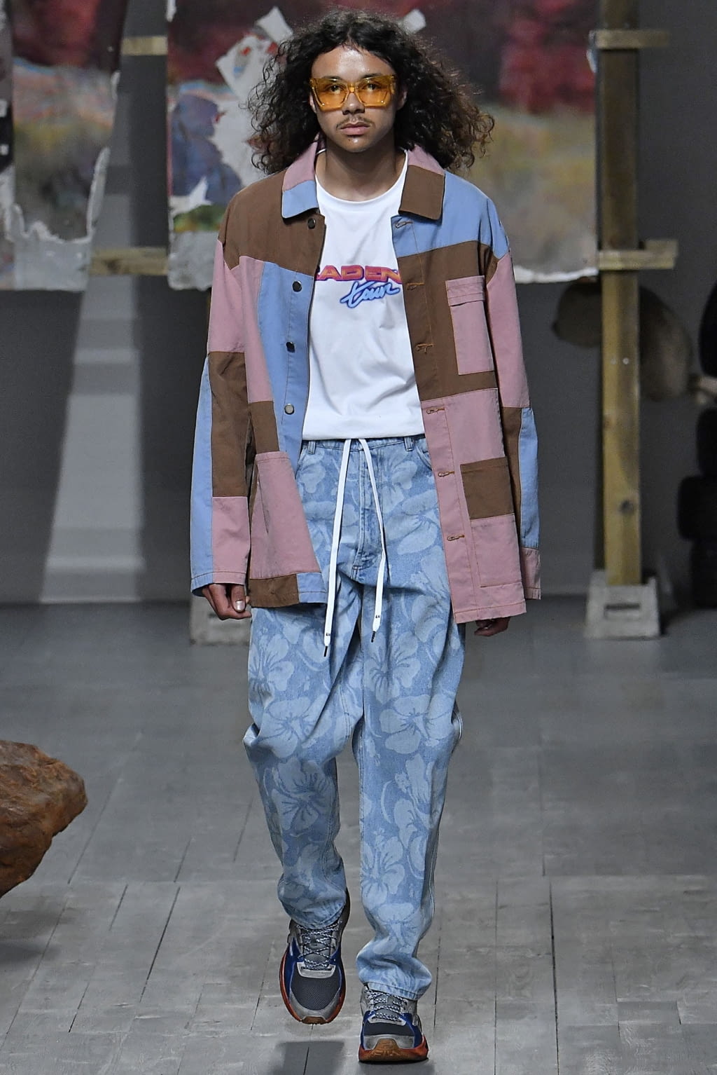 Fashion Week London Spring/Summer 2019 look 21 from the Liam Hodges collection 男装
