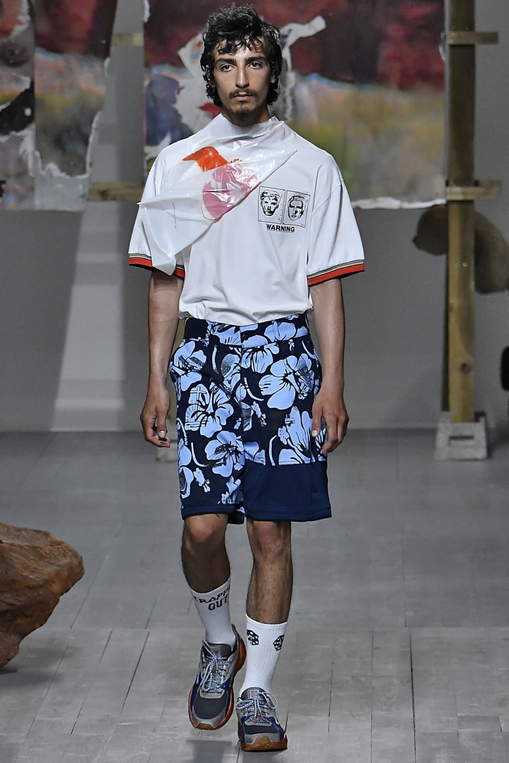Fashion Week London Spring/Summer 2019 look 24 from the Liam Hodges collection menswear