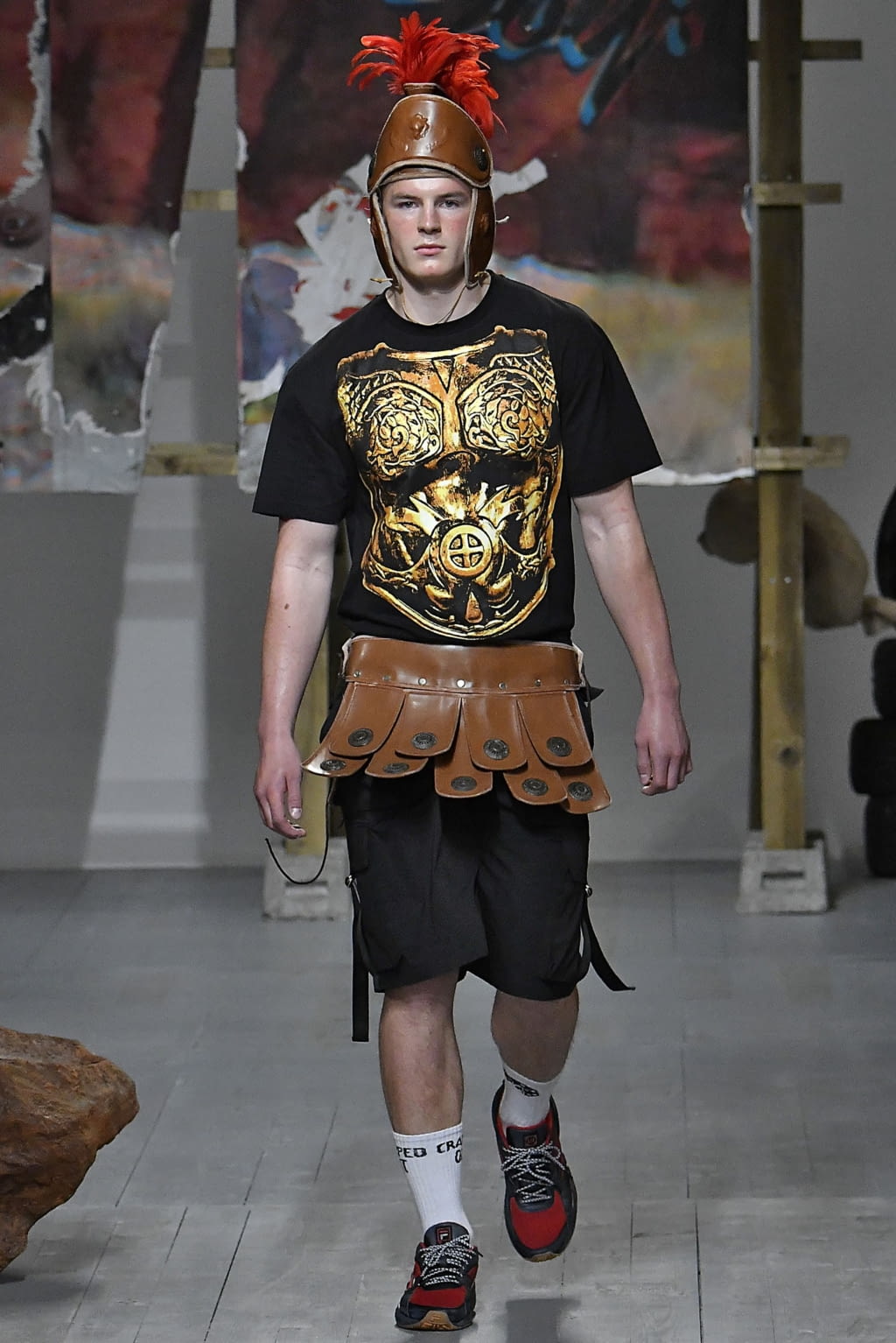 Fashion Week London Spring/Summer 2019 look 26 from the Liam Hodges collection menswear