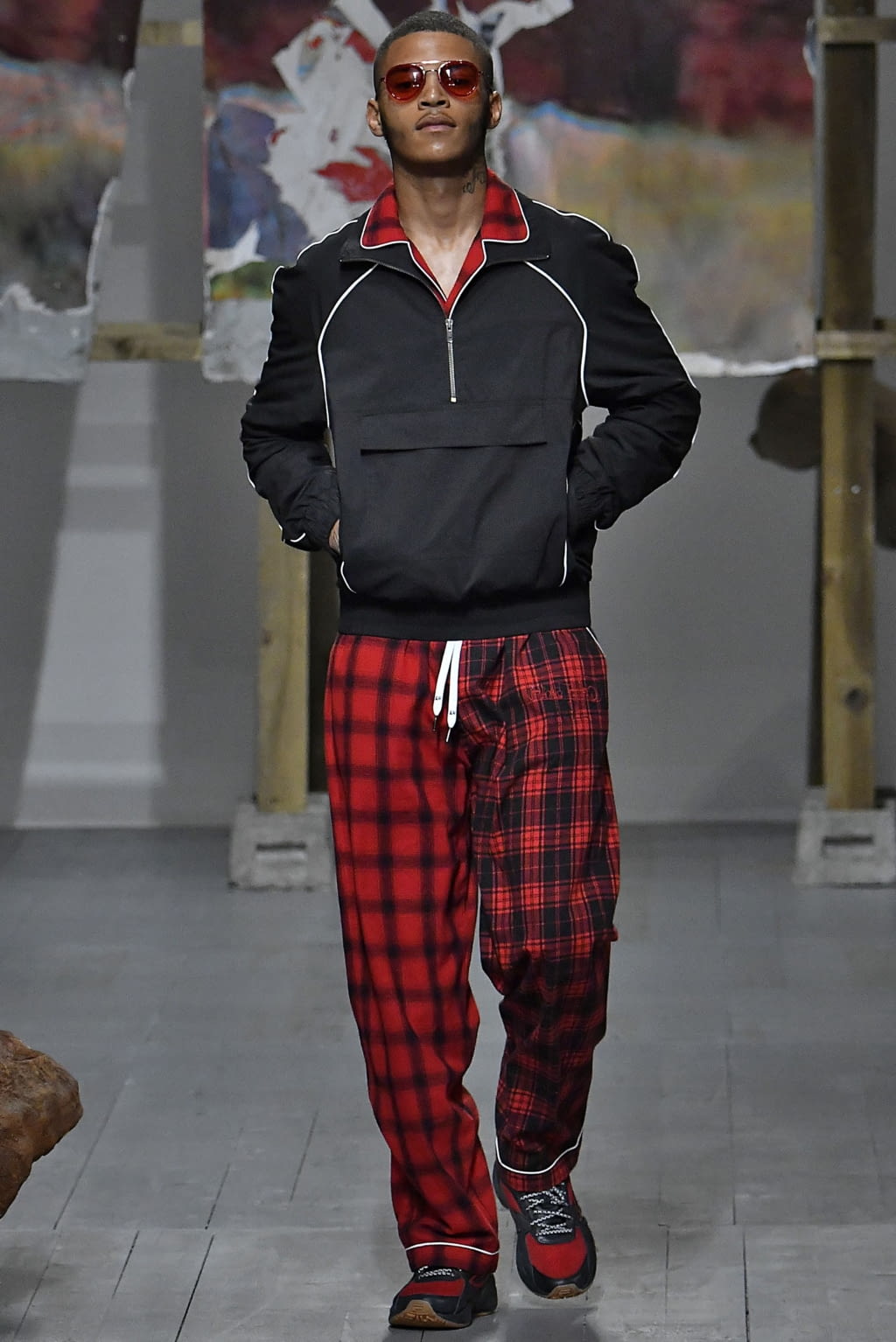 Fashion Week London Spring/Summer 2019 look 28 from the Liam Hodges collection menswear
