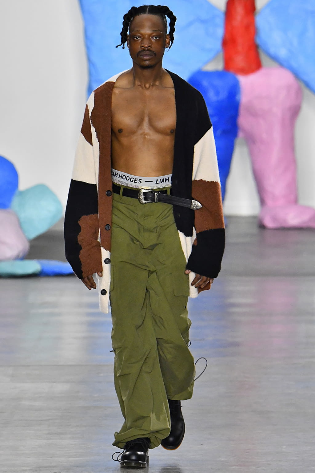Fashion Week London Spring/Summer 2020 look 2 from the Liam Hodges collection menswear