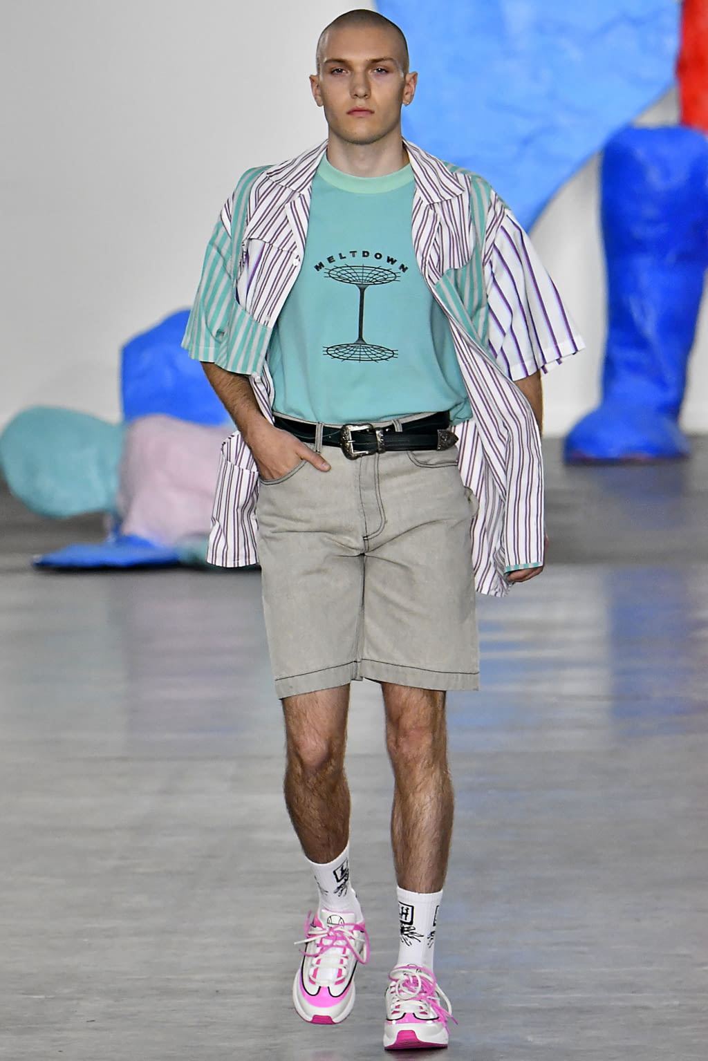 Fashion Week London Spring/Summer 2020 look 5 from the Liam Hodges collection 男装