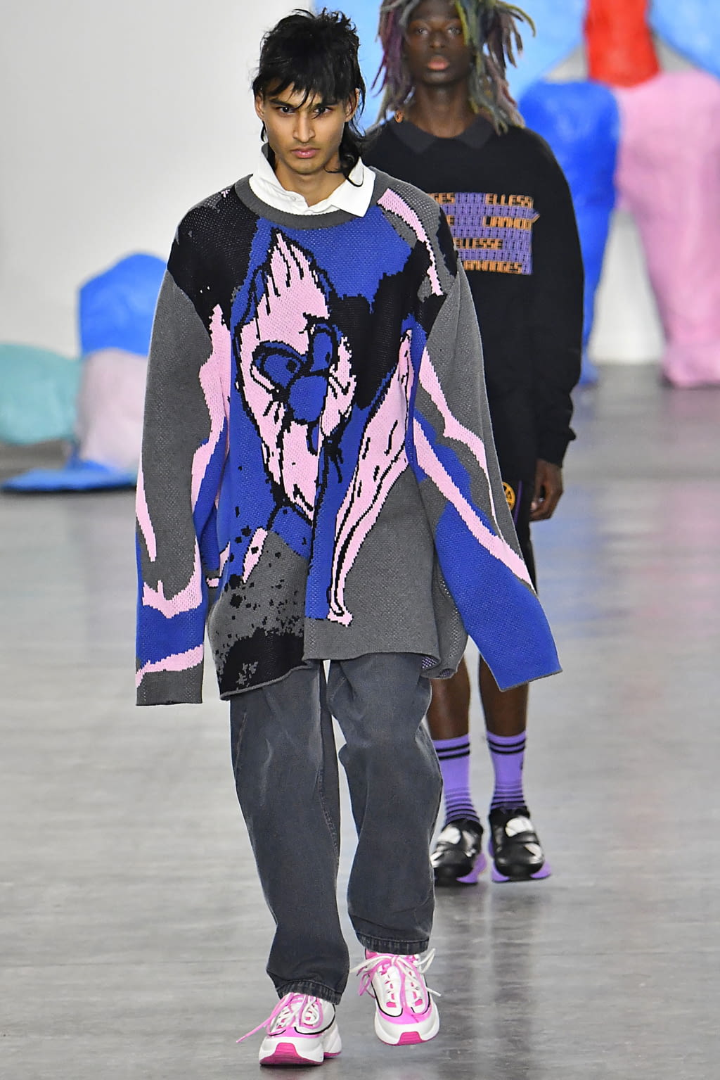 Fashion Week London Spring/Summer 2020 look 19 from the Liam Hodges collection 男装