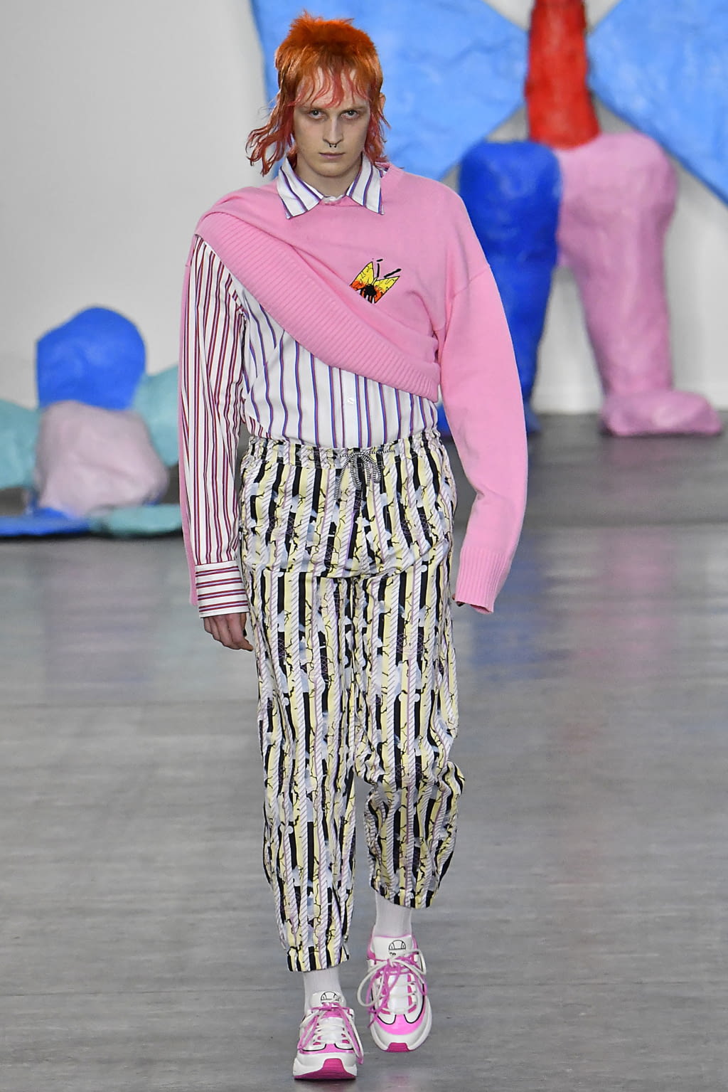 Fashion Week London Spring/Summer 2020 look 27 from the Liam Hodges collection menswear