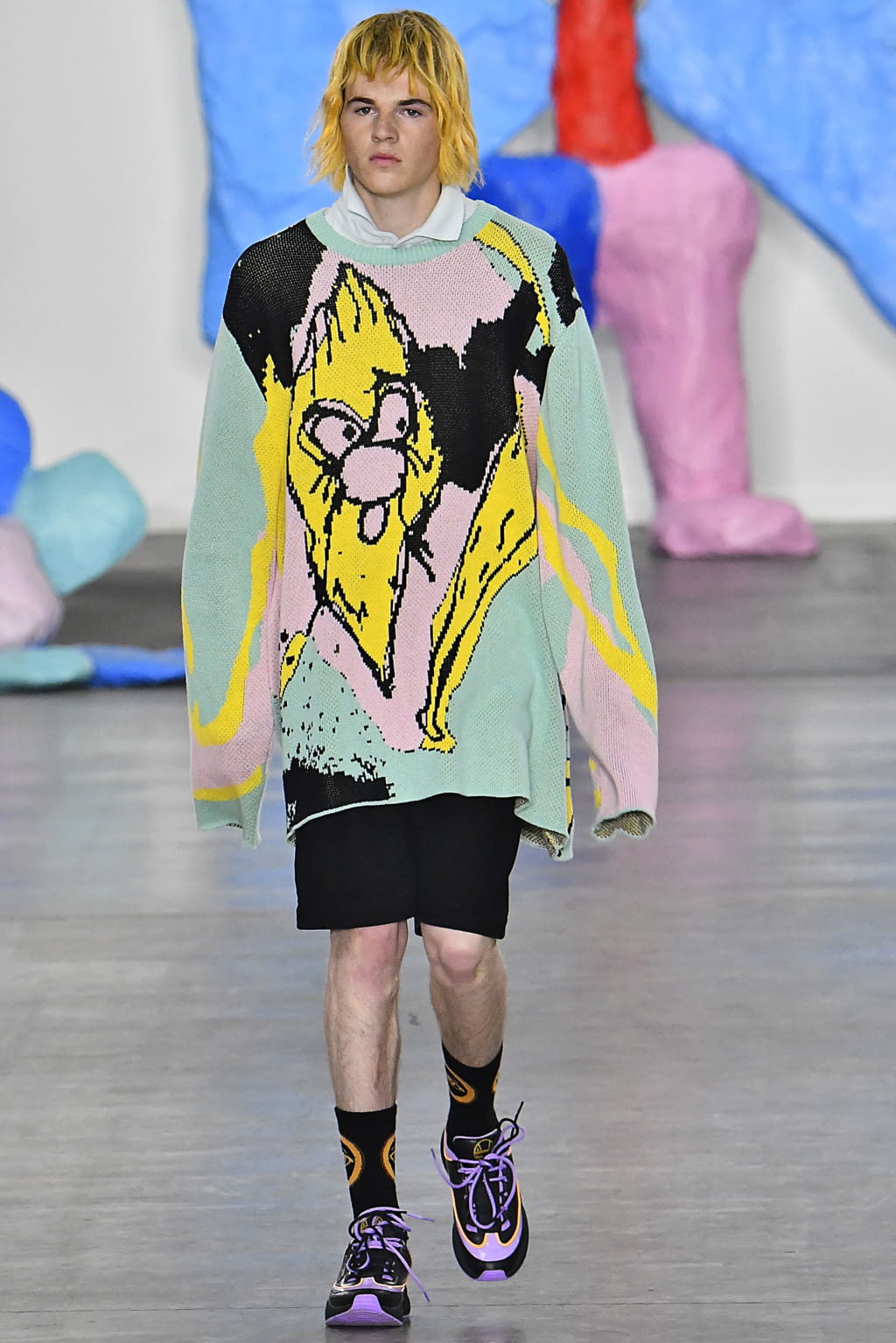 Fashion Week London Spring/Summer 2020 look 28 from the Liam Hodges collection 男装