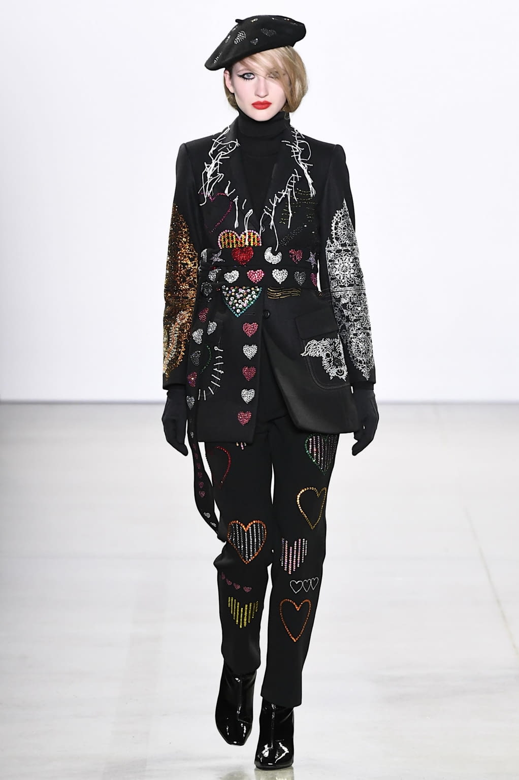 Fashion Week New York Fall/Winter 2020 look 4 from the Libertine collection 女装