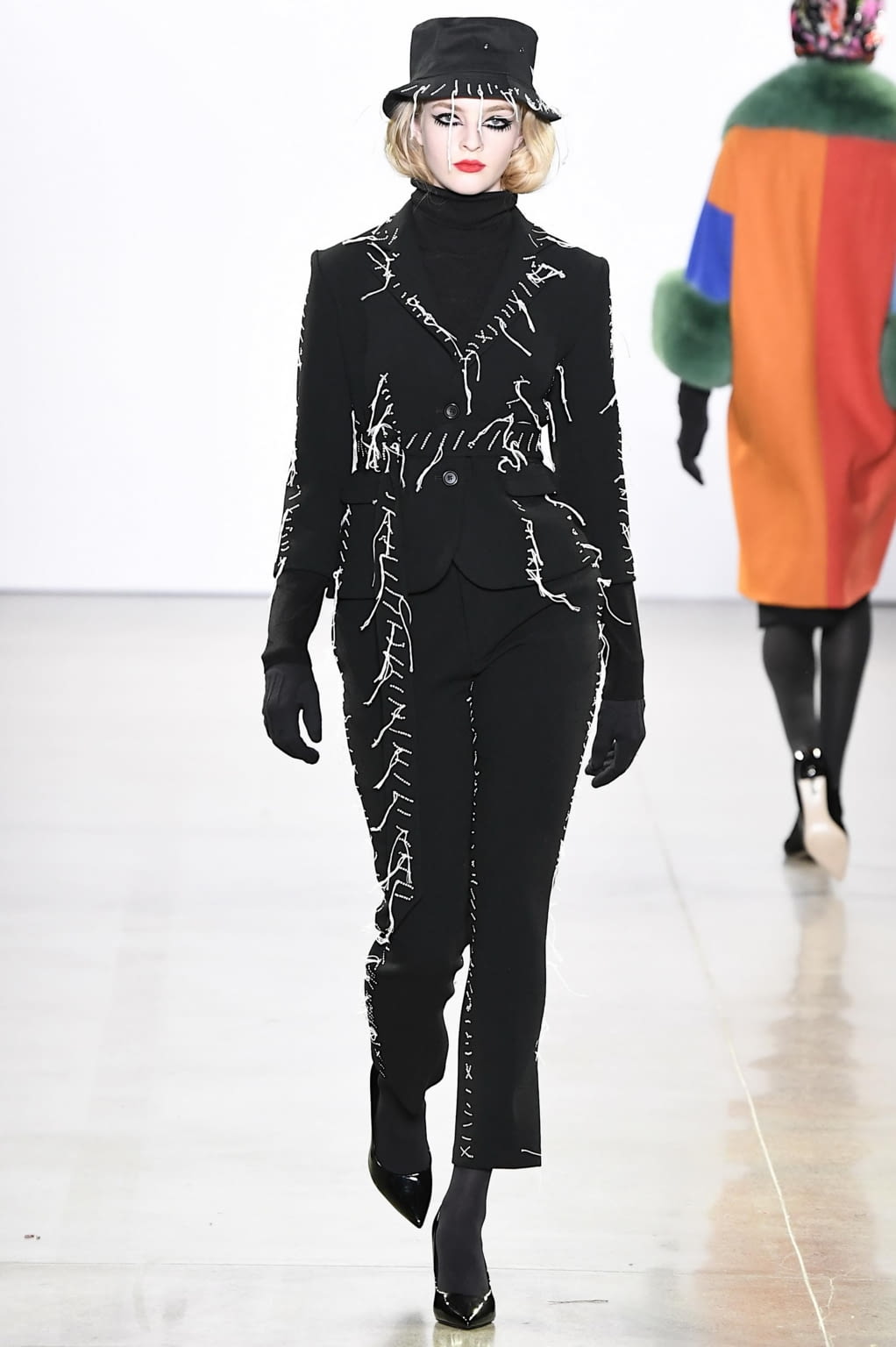 Fashion Week New York Fall/Winter 2020 look 3 from the Libertine collection 女装