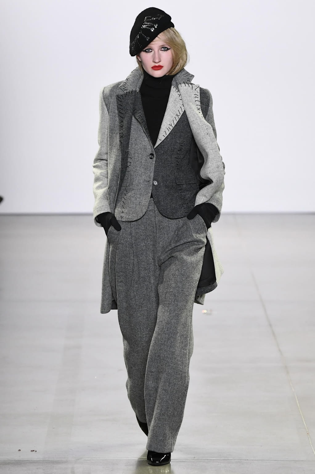 Fashion Week New York Fall/Winter 2020 look 44 from the Libertine collection womenswear