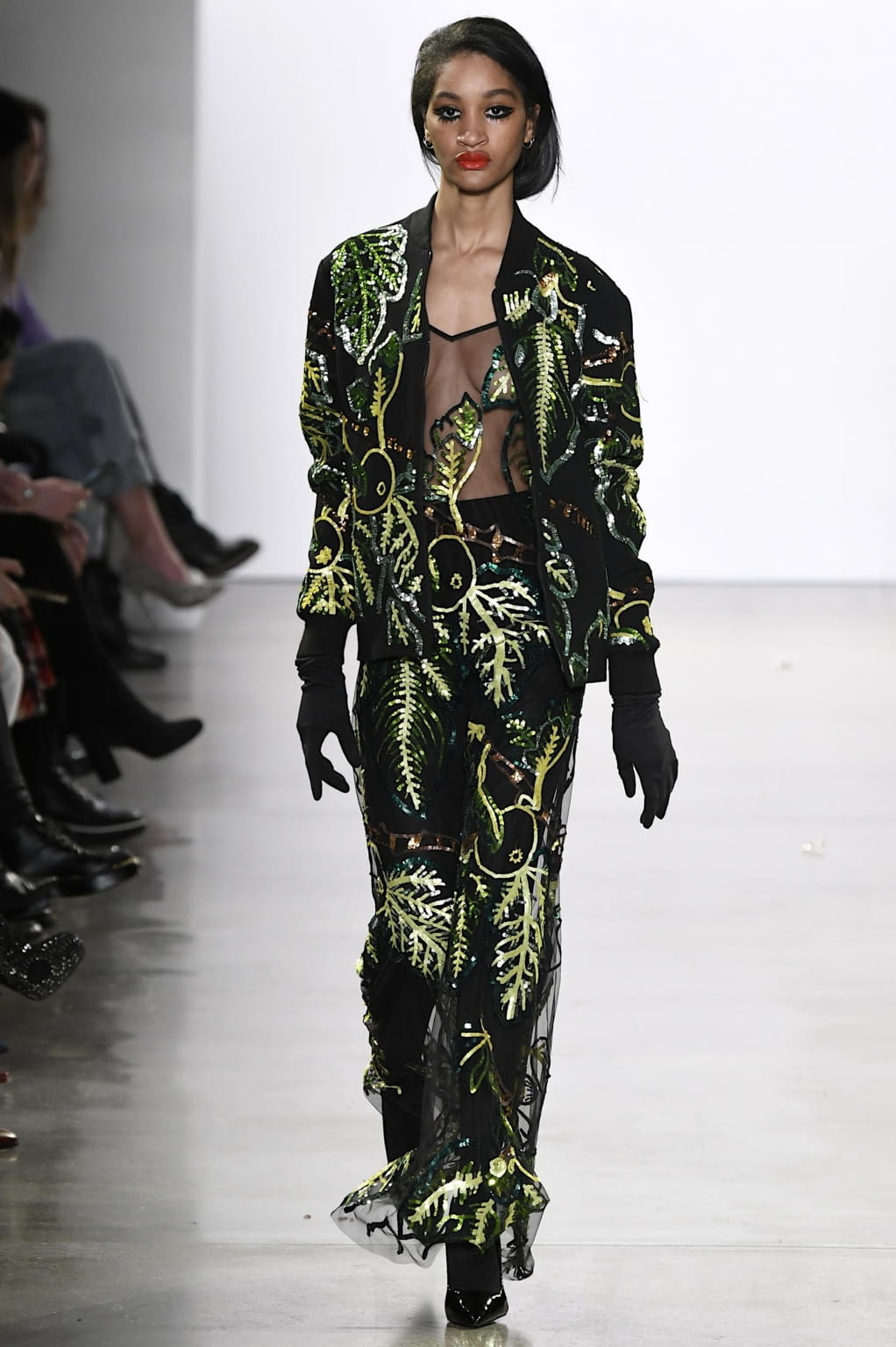 Fashion Week New York Fall/Winter 2020 look 50 from the Libertine collection womenswear
