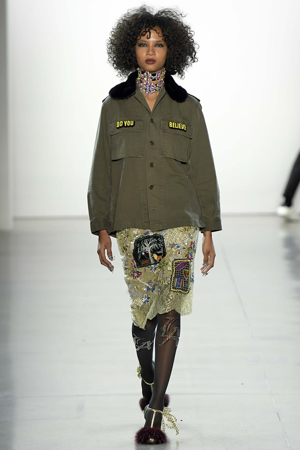 Fashion Week New York Fall/Winter 2018 look 46 from the Libertine collection womenswear