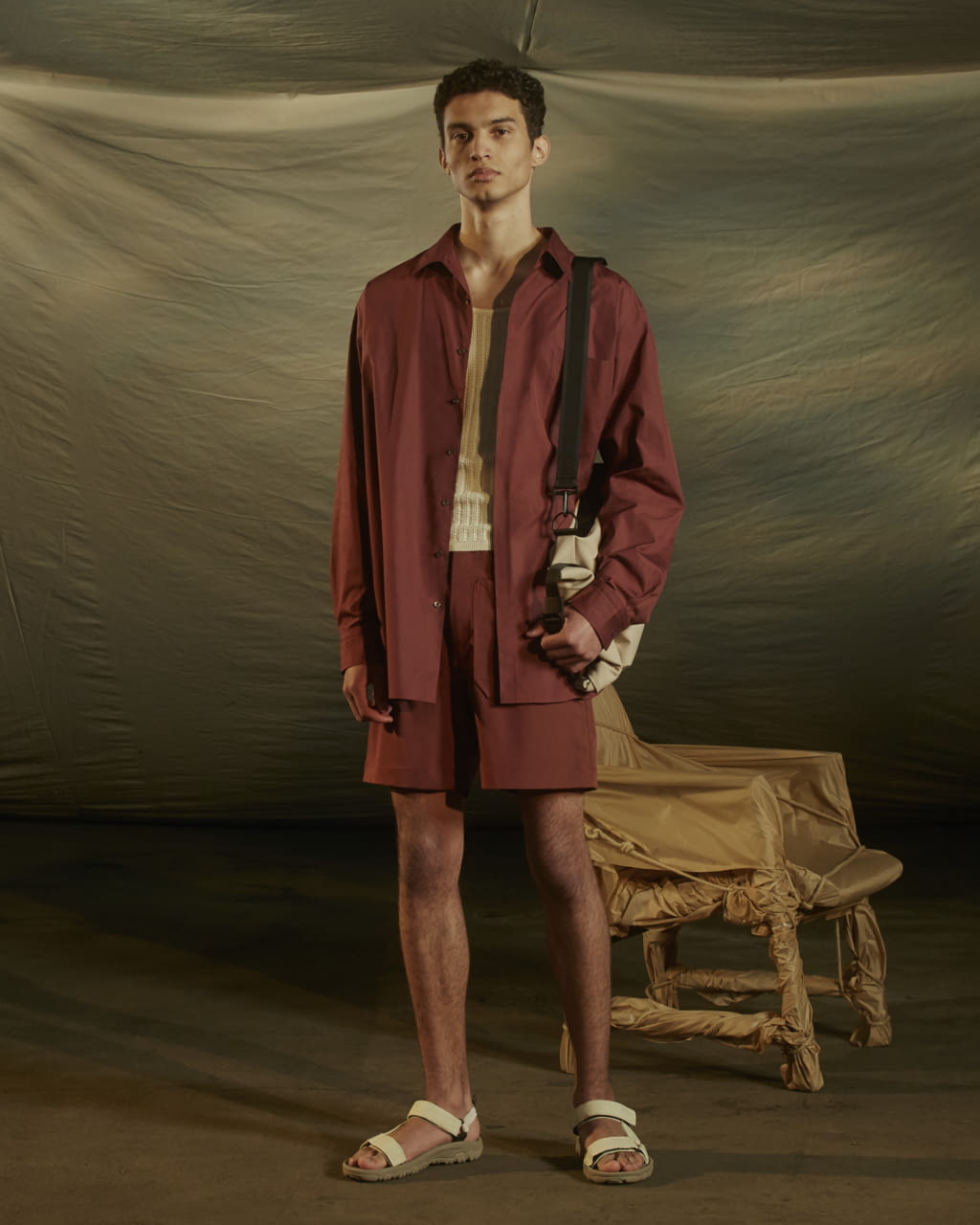 Fashion Week London Spring/Summer 2021 look 27 from the Qasimi collection womenswear