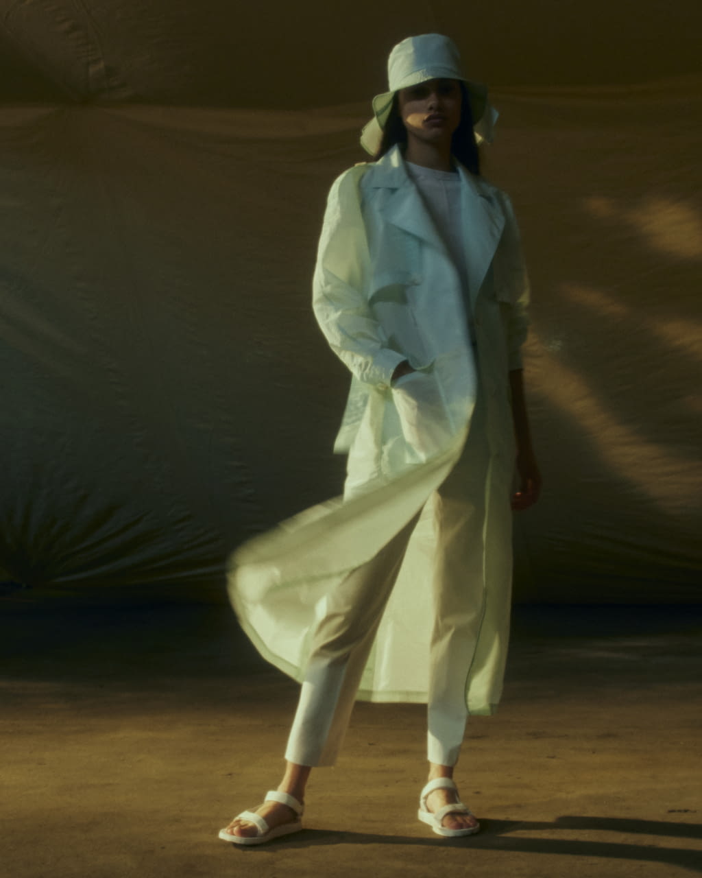 Fashion Week London Spring/Summer 2021 look 40 from the Qasimi collection womenswear