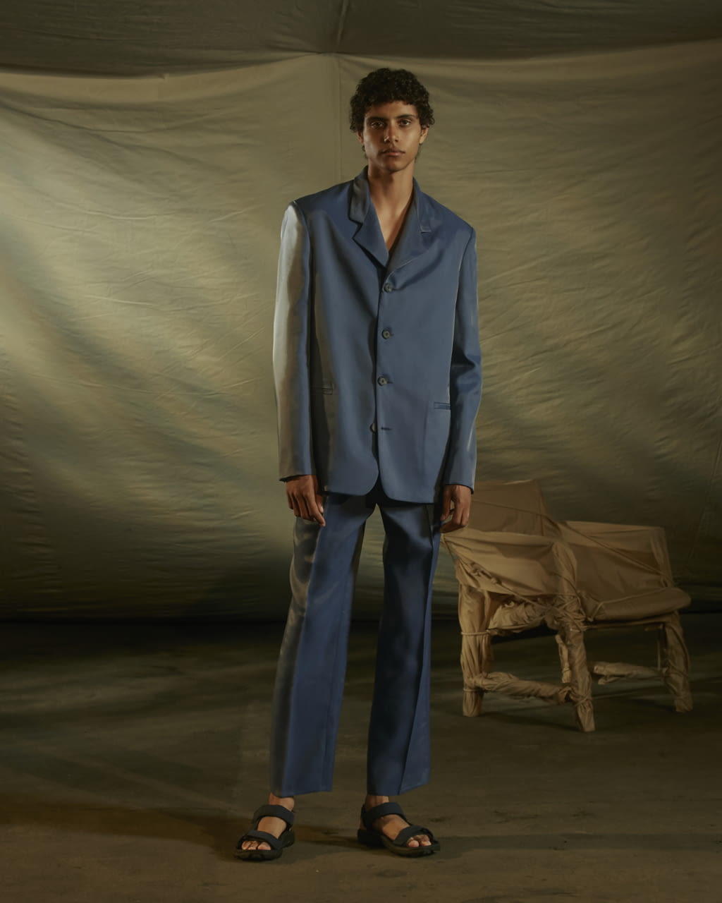 Fashion Week London Spring/Summer 2021 look 41 from the Qasimi collection womenswear