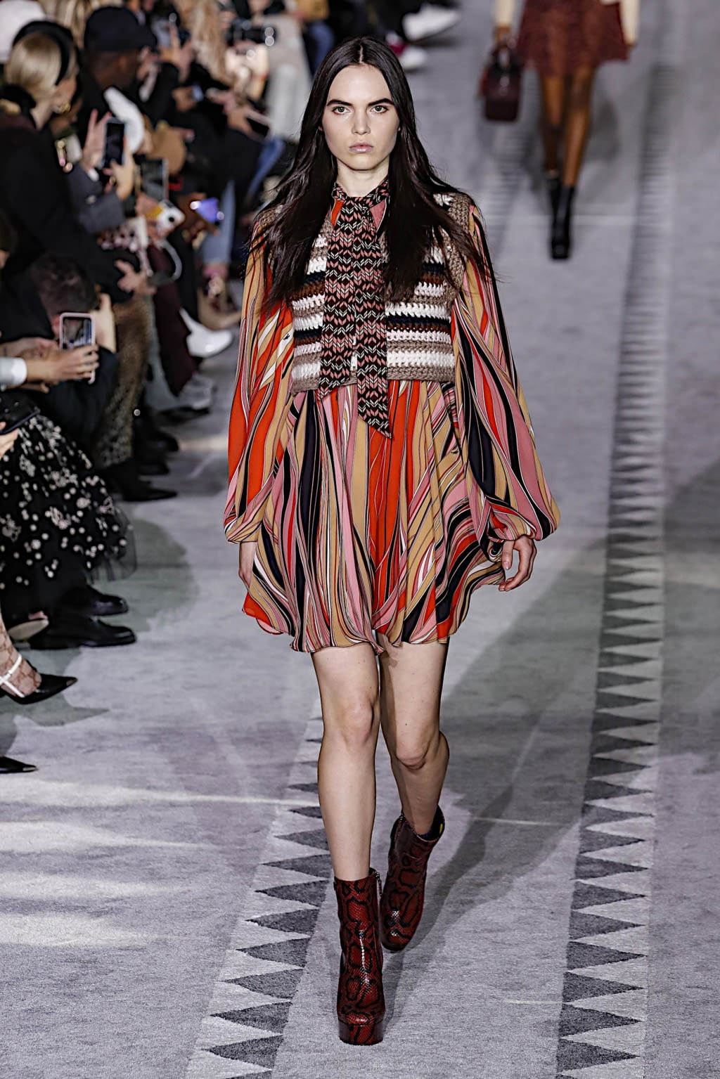 Fashion Week New York Fall/Winter 2019 look 14 from the Longchamp collection womenswear
