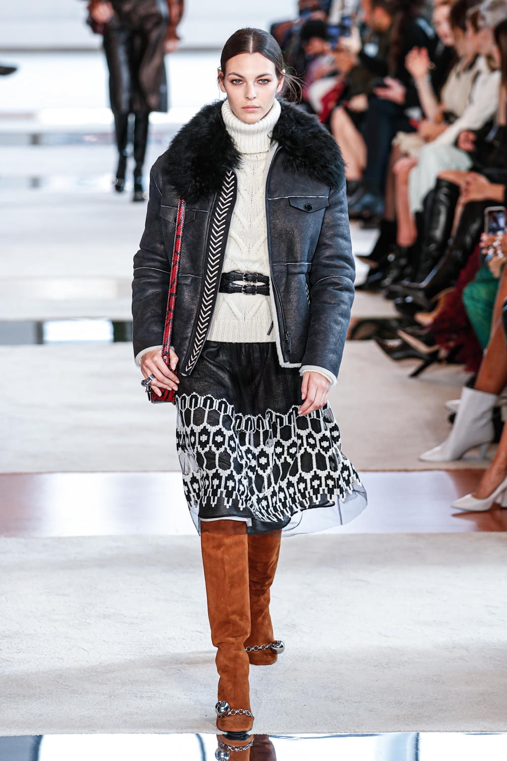 Fashion Week New York Fall/Winter 2020 look 1 from the Longchamp collection womenswear