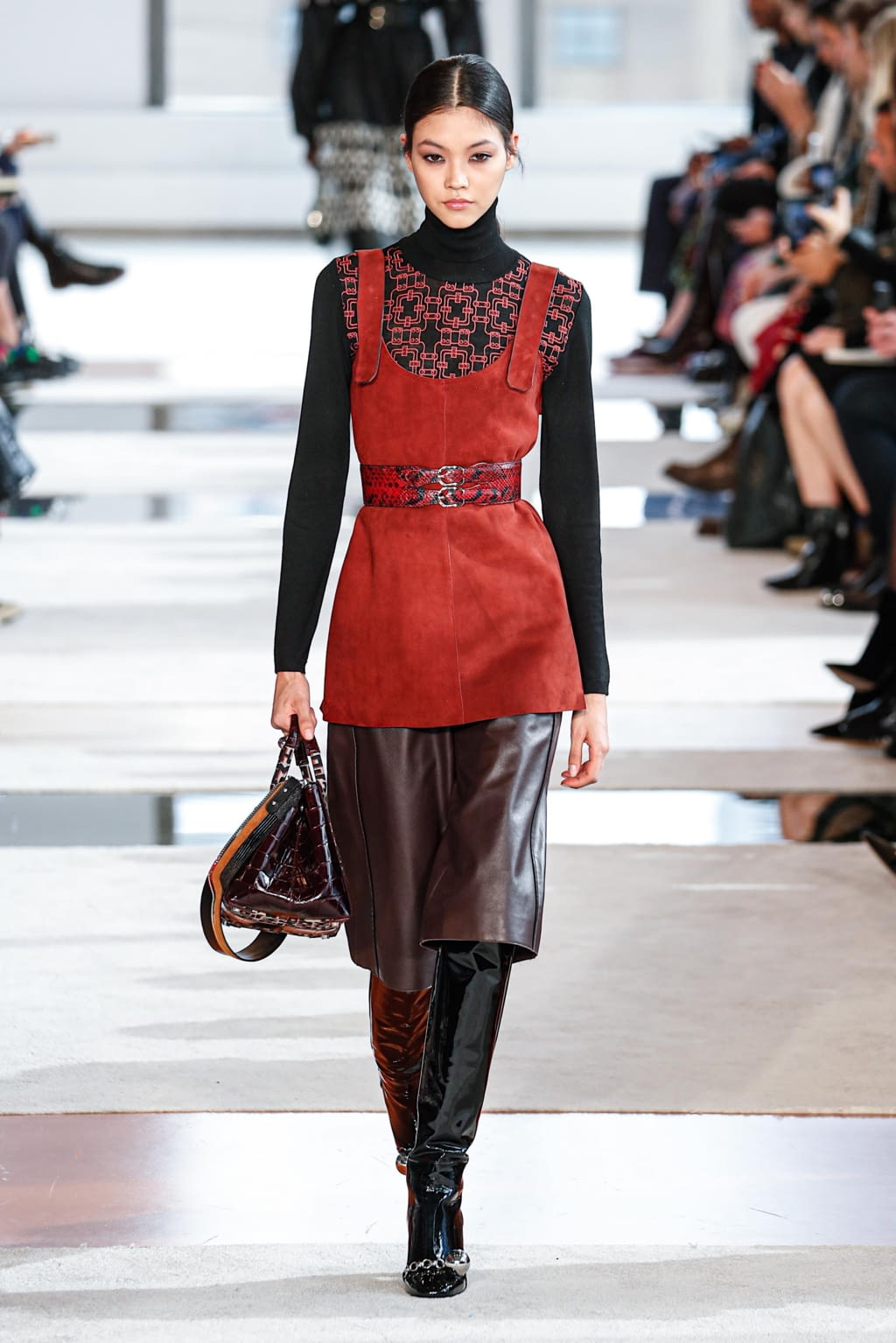 Fashion Week New York Fall/Winter 2020 look 5 from the Longchamp collection 女装