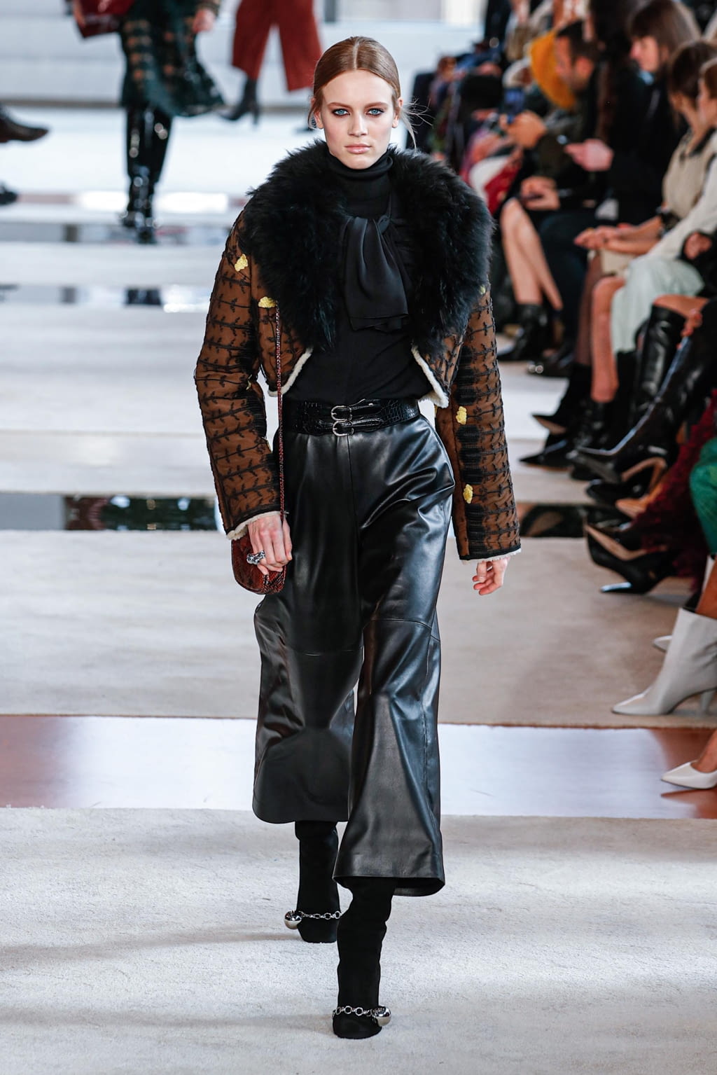 Fashion Week New York Fall/Winter 2020 look 9 from the Longchamp collection womenswear