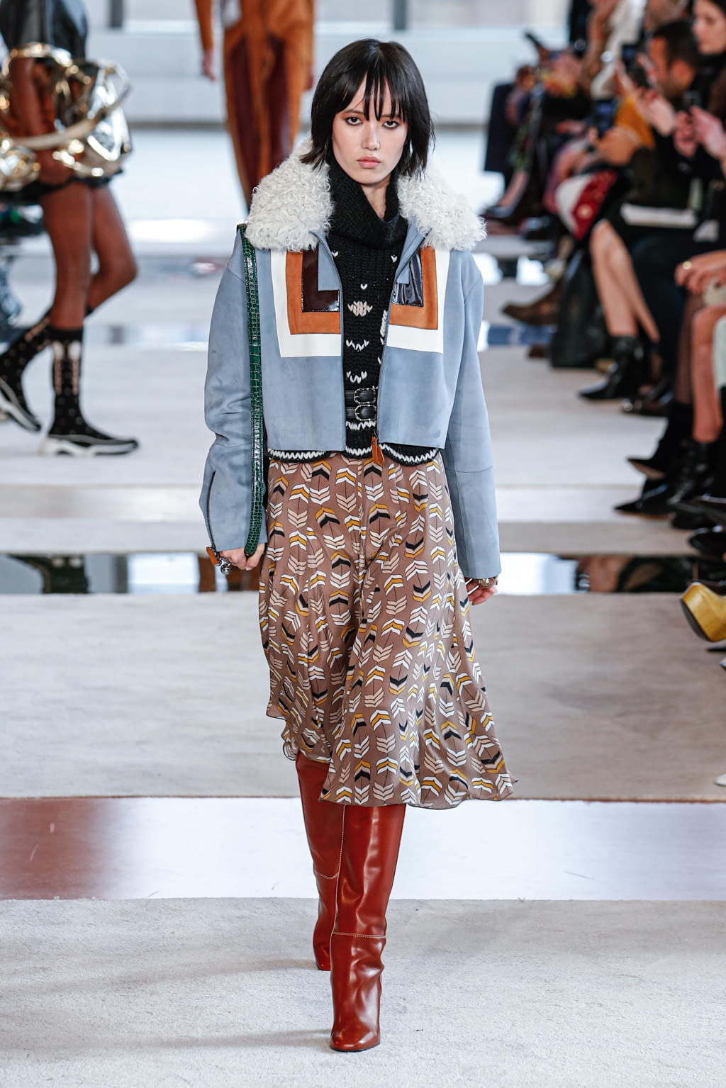 Fashion Week New York Fall/Winter 2020 look 15 from the Longchamp collection 女装