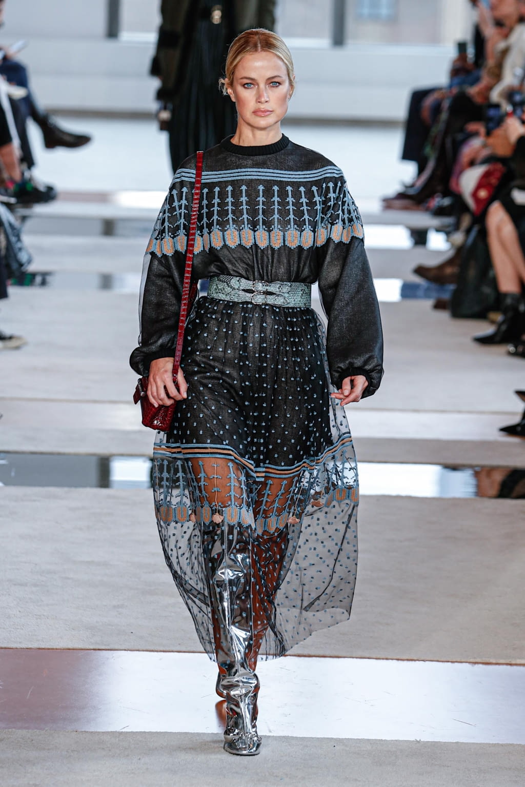 Fashion Week New York Fall/Winter 2020 look 17 de la collection Longchamp womenswear