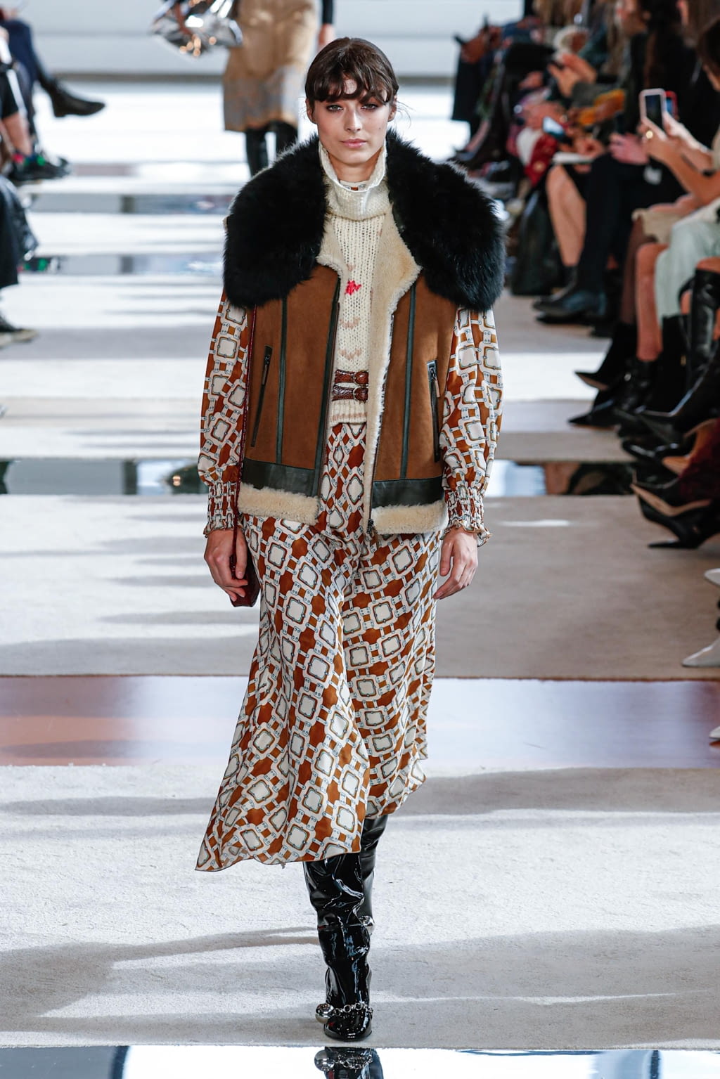 Fashion Week New York Fall/Winter 2020 look 25 from the Longchamp collection 女装